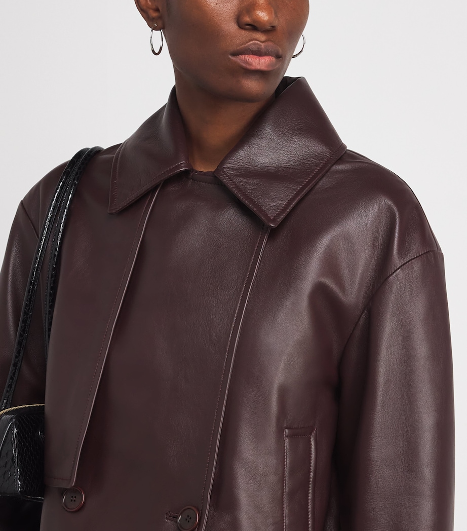 Blaise Leather Jacket MARASCHINO Image 6