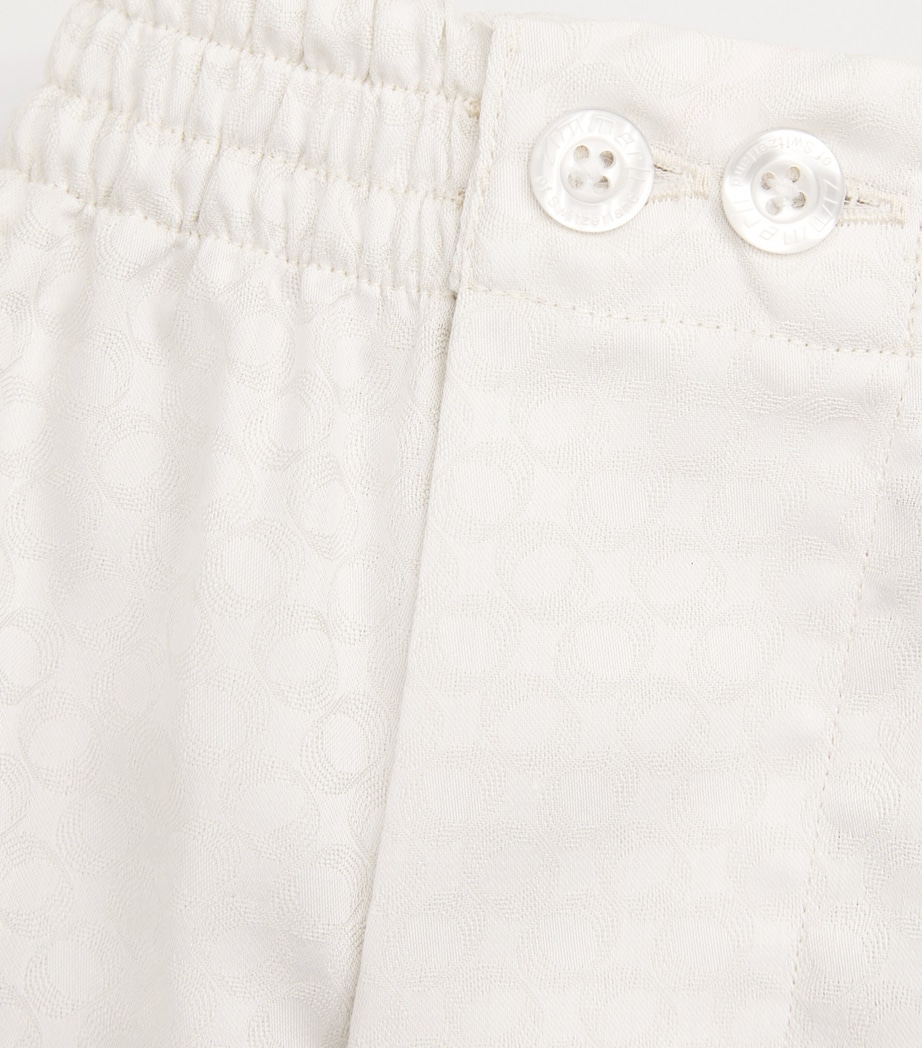 Zimmerli Mens Cotton Luxury Jacquard Boxer Shorts Sphere Beige Image 5