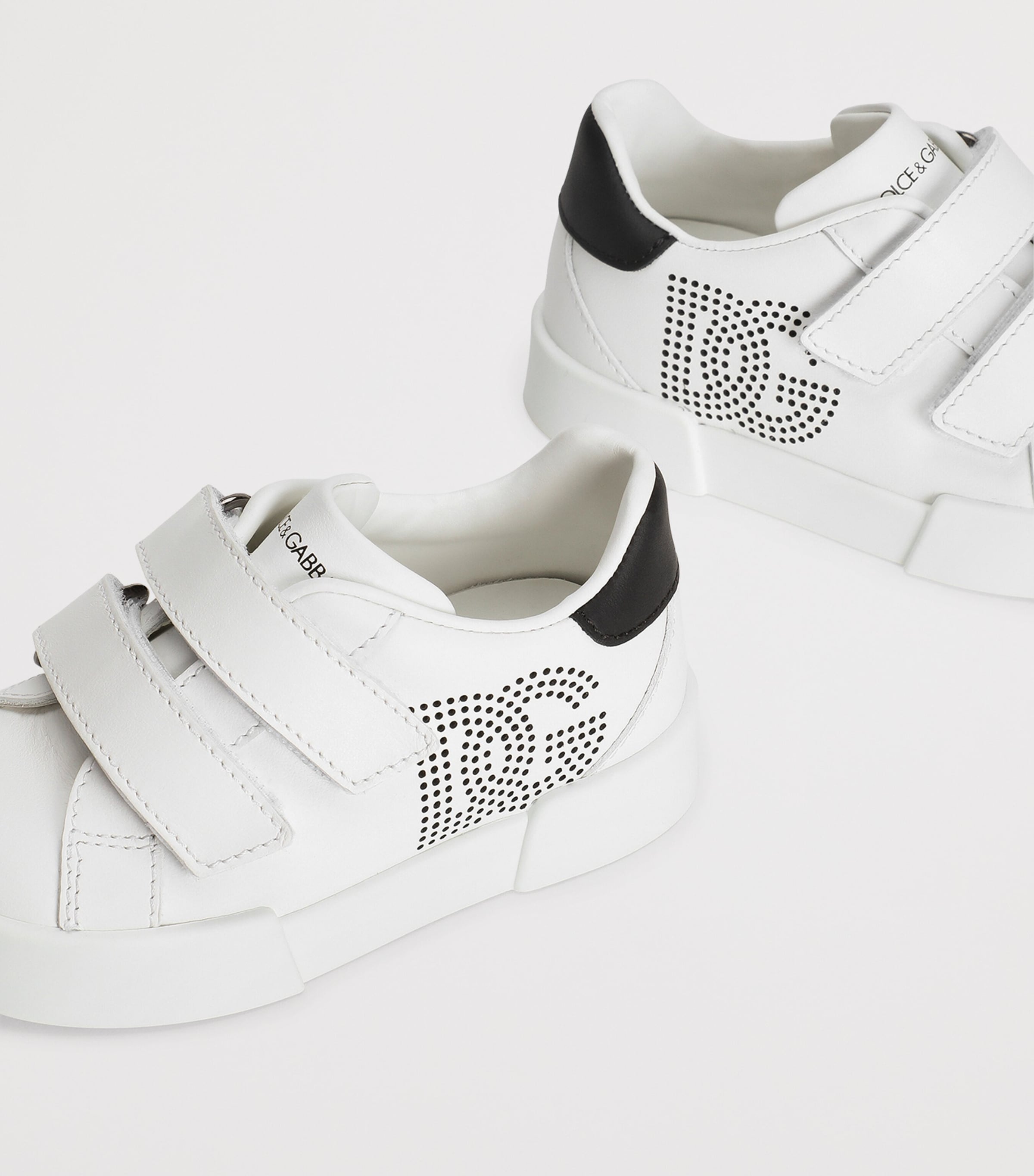 Leather Low-Top Sneakers 89697WHITE Image 4