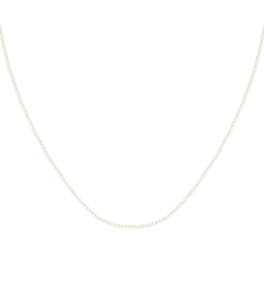 Astrid & Miyu Gold and Pearl Necklace Gold Image 1