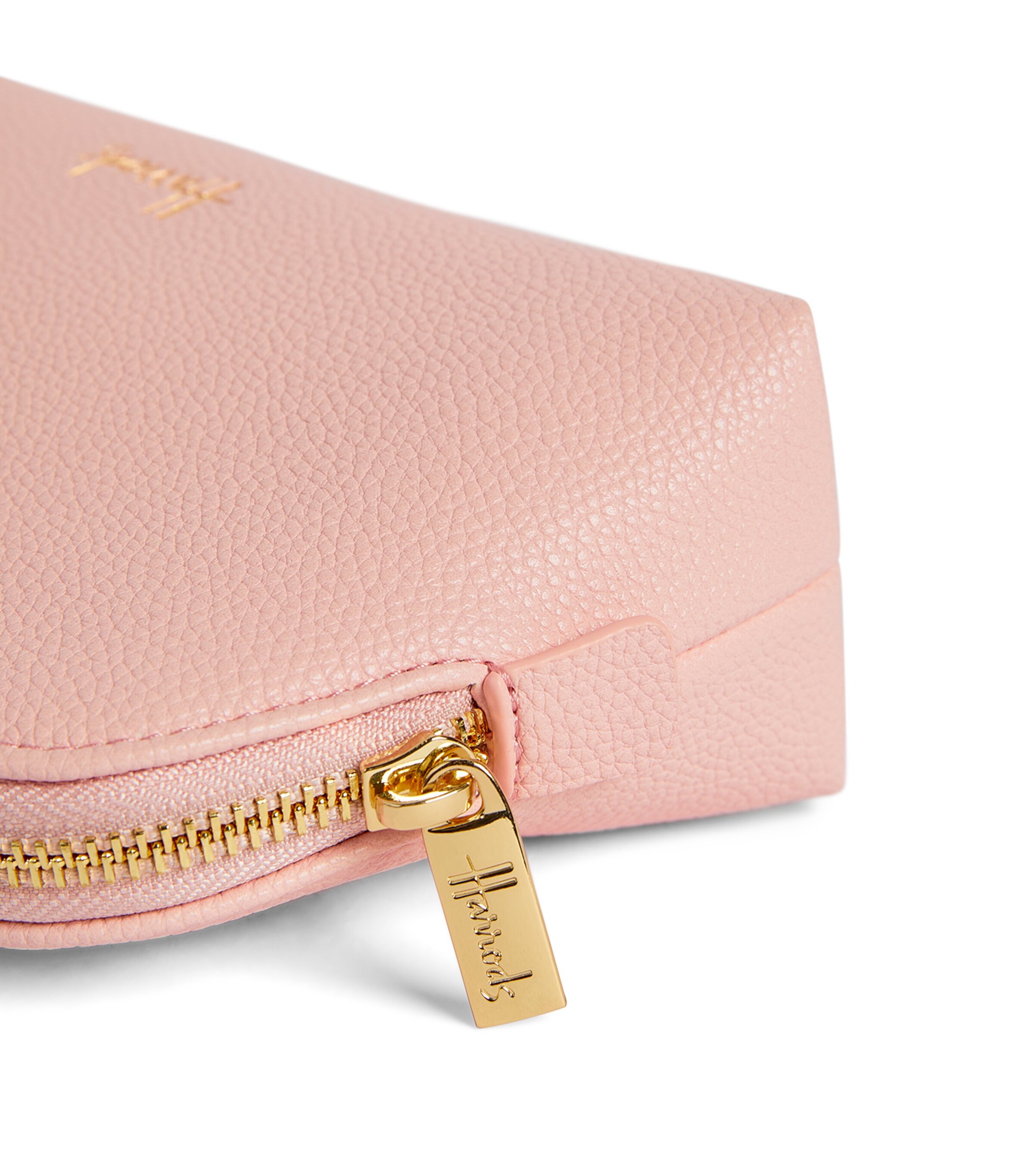 Harrods Oxford Cosmetic Bag Pink Image 4