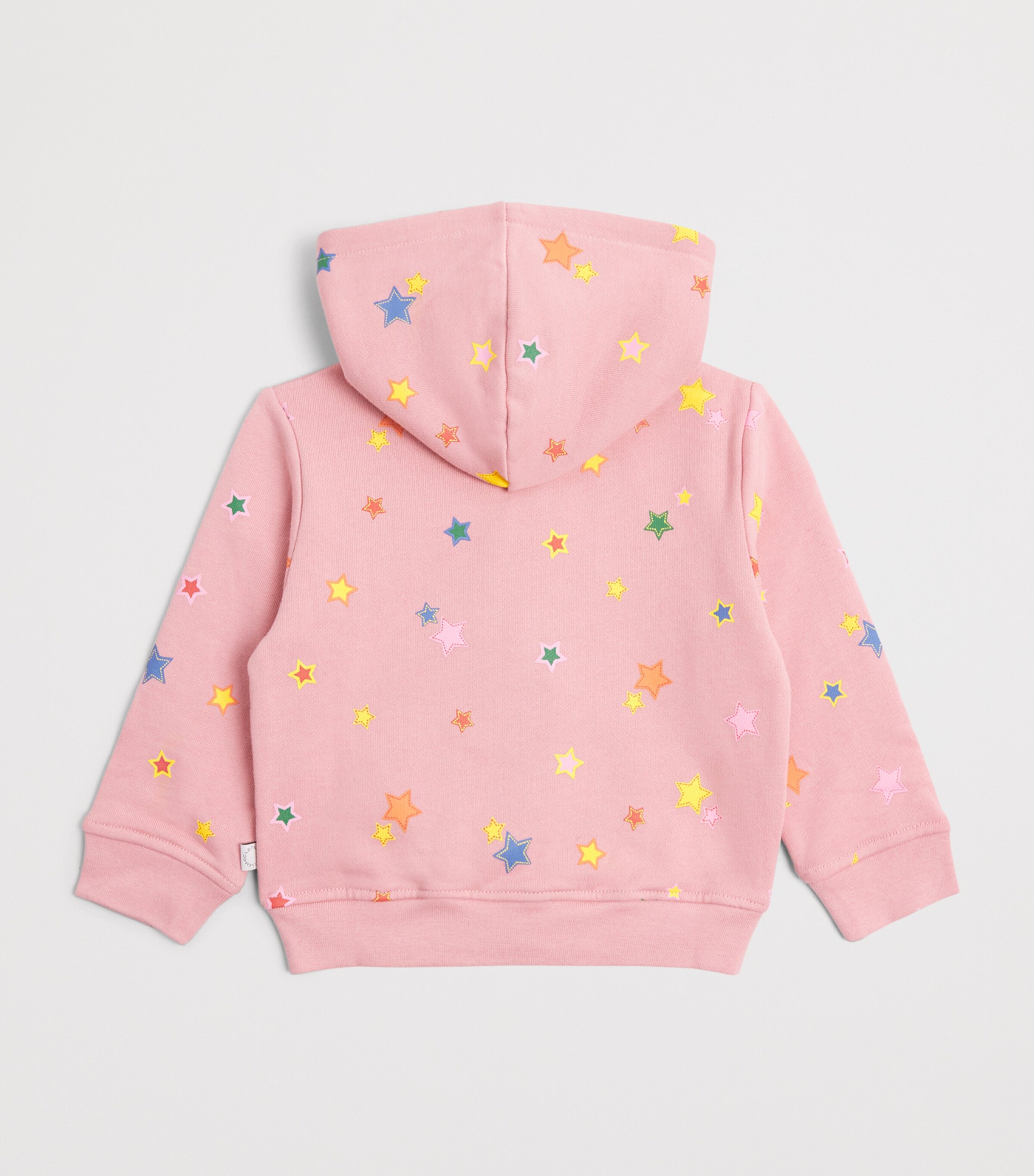 Stella McCartney Kids Cotton Star Zip-Up Hoodie (3-36 Months) Rosa/multi Image 2