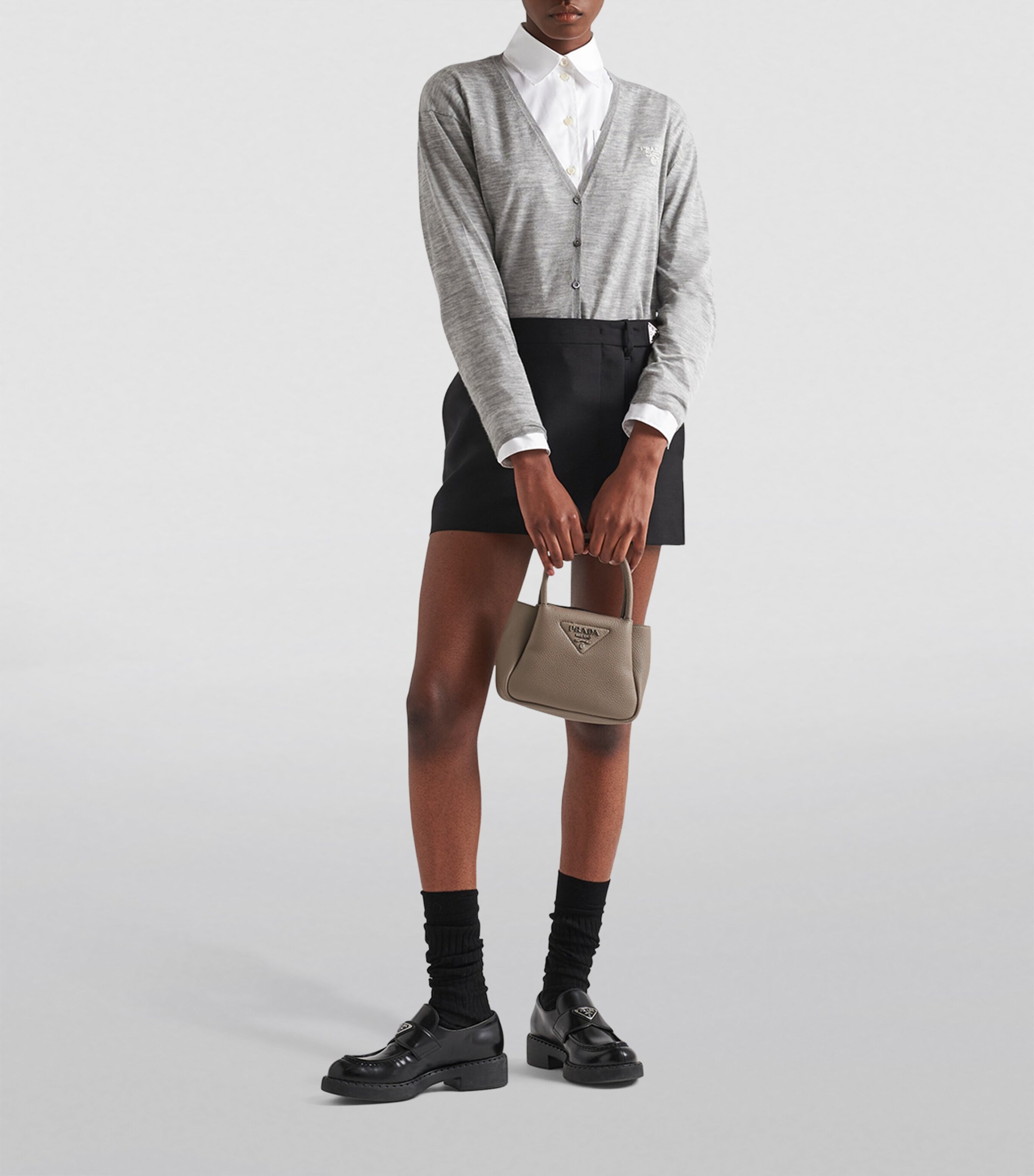 Mini Leather Top-Handle Bag F0572 Image 5