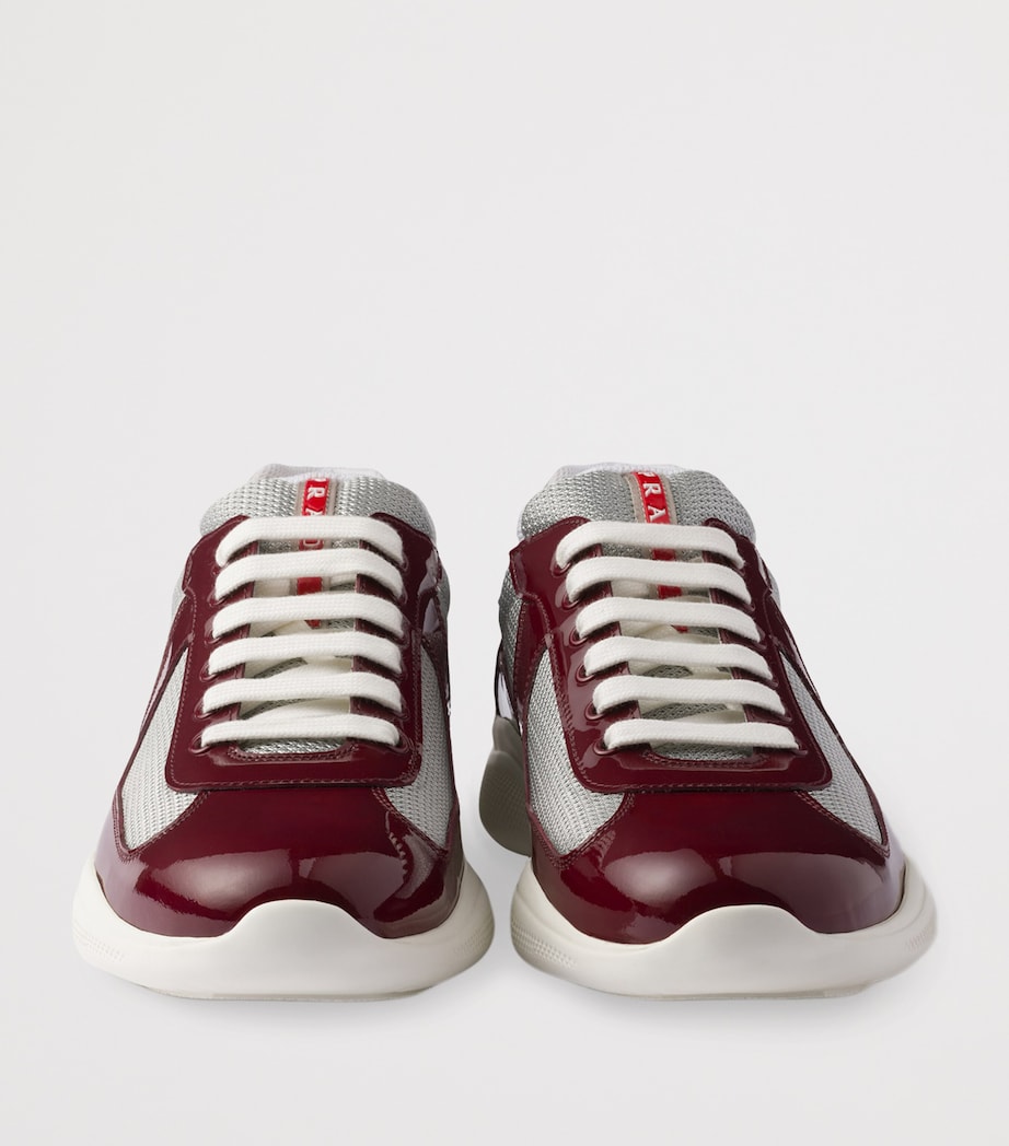 Patent Leather-Blend America's Cup Sneakers F0WQI Image 5