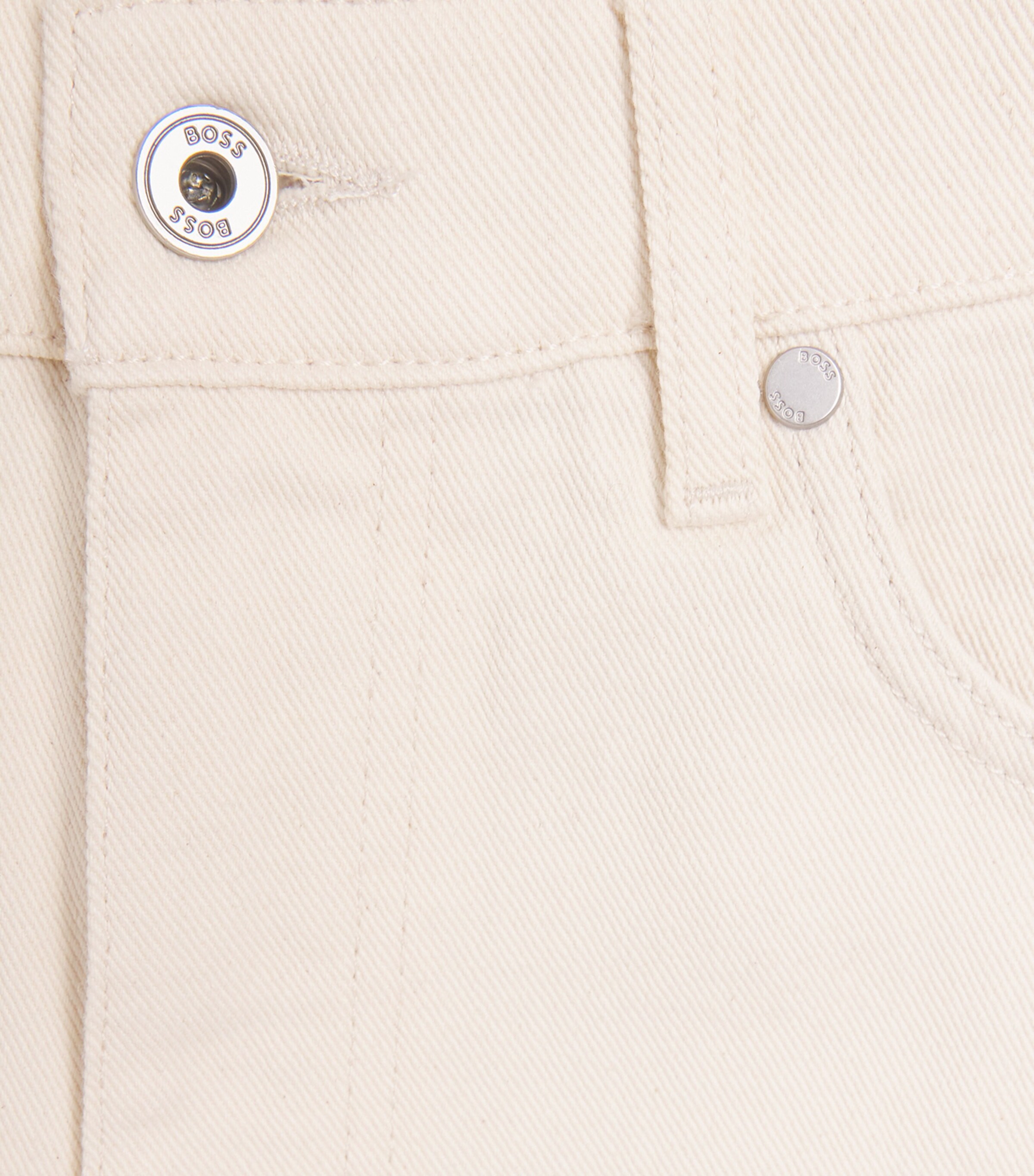 BOSS Mens Slim-Fit Jeans Open White Image 6