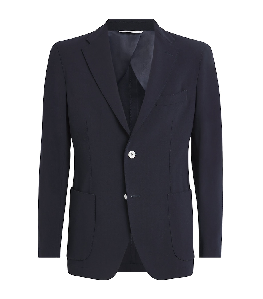Stretch-Wool Blazer 16 NAVY Image 1