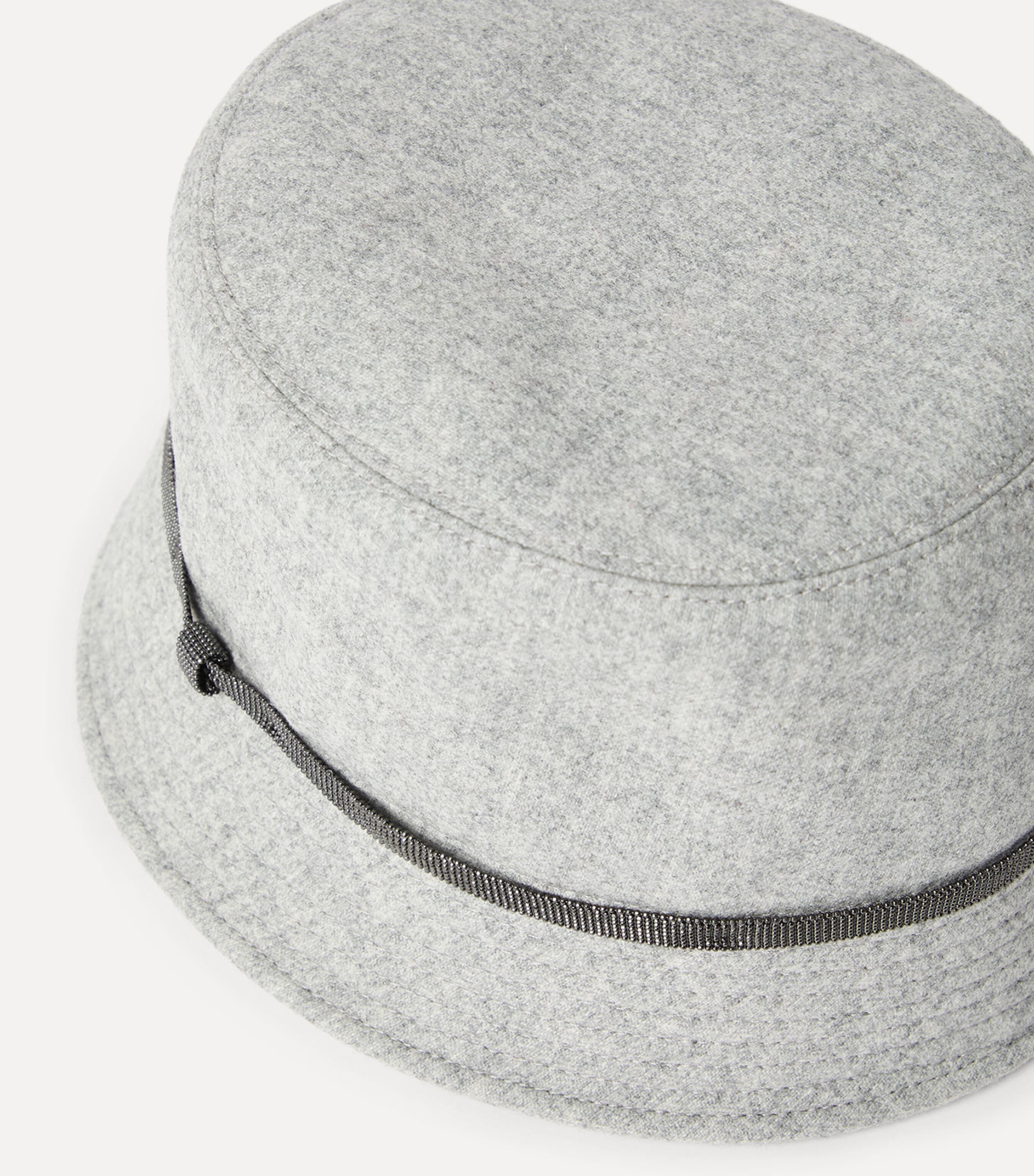 Brunello Cucinelli Wool-Cashmere Monili Bucket Hat Image 3