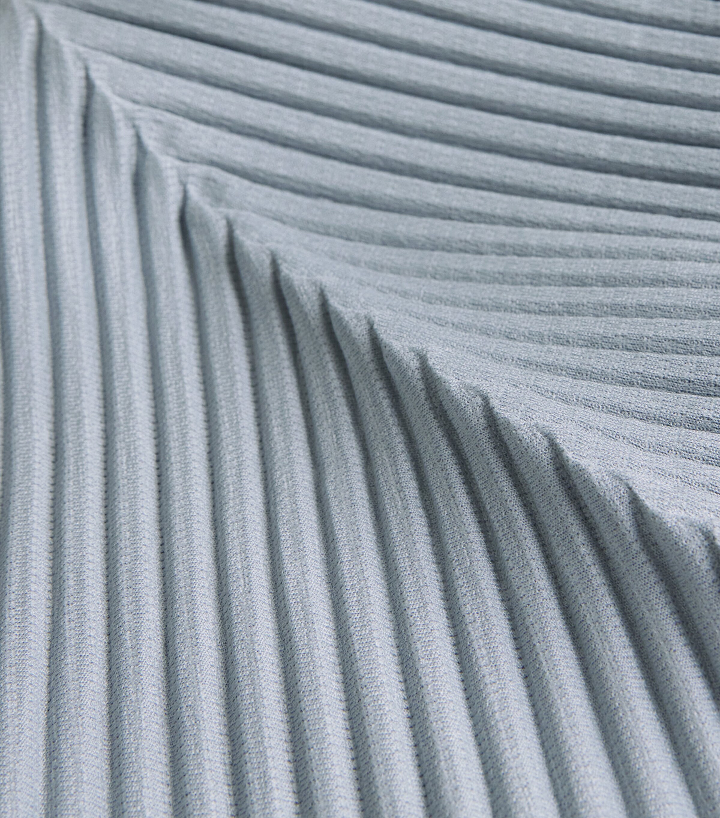 Homme Plissé Issey Miyake Mens Pleated Zip-Up Cardigan Gray Blue Image 5