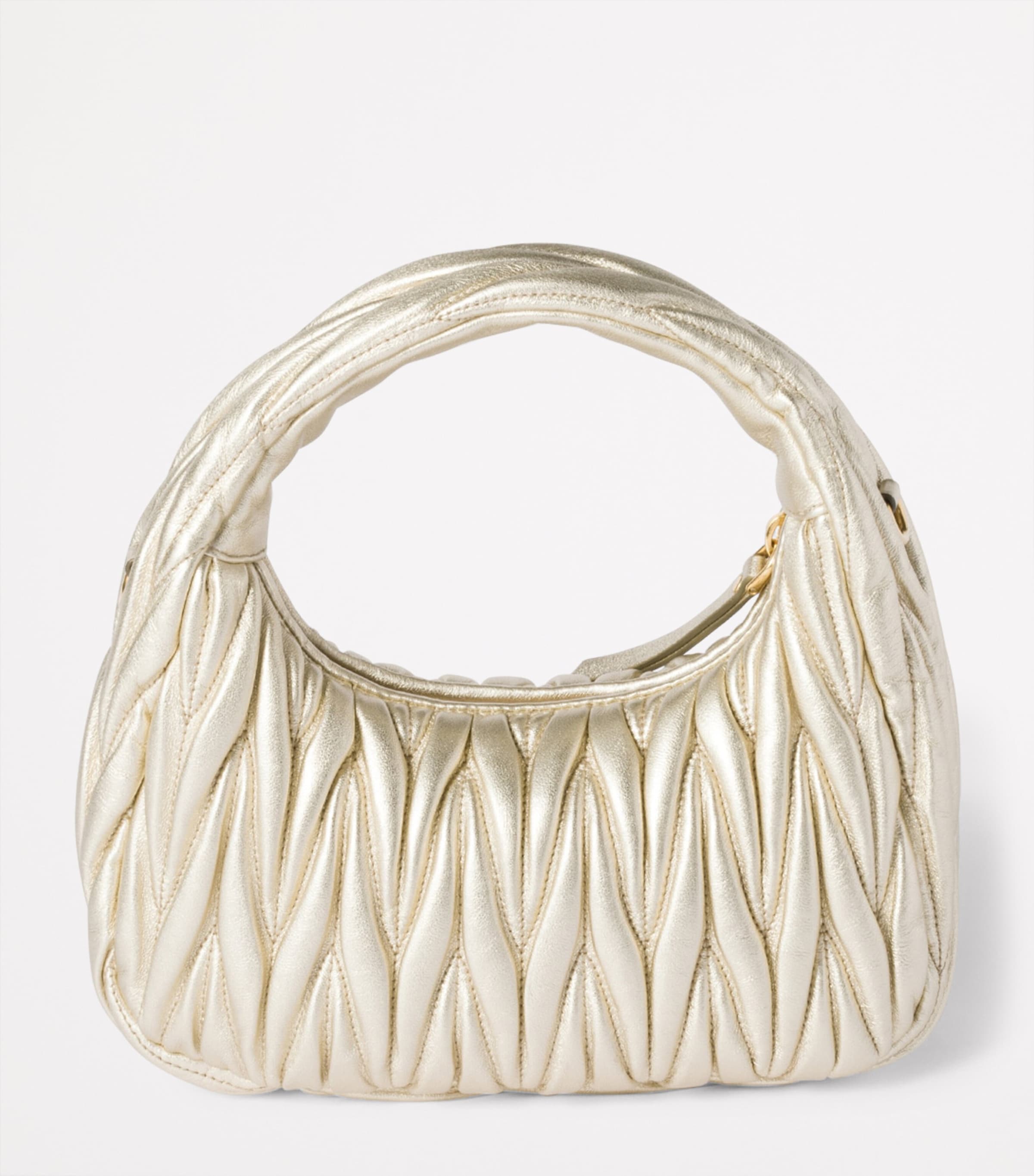 Matelassé Leather Wander Top-Handle Bag F0846 Image 3