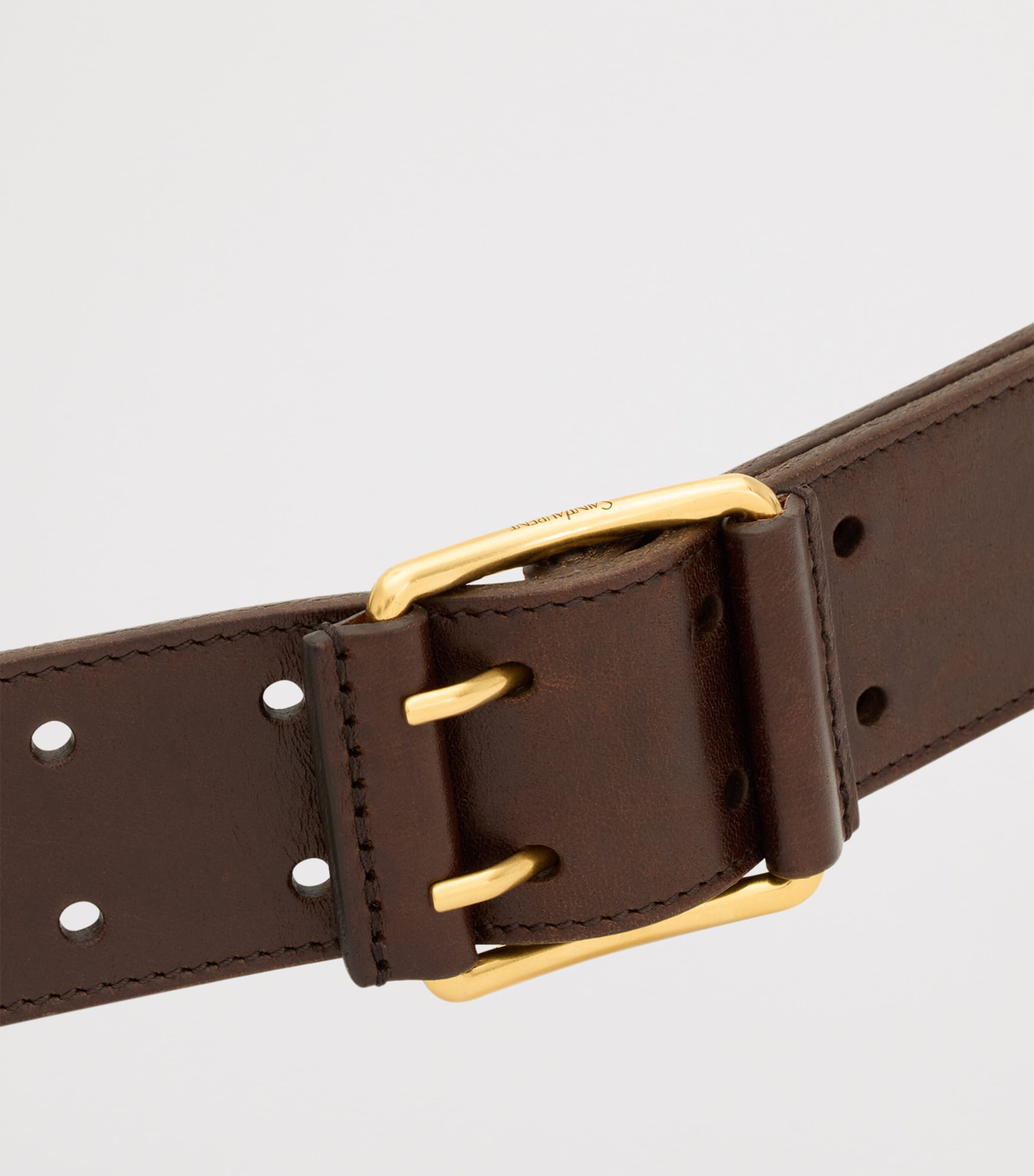 Leather Double-Pin Belt 2976 Image 3