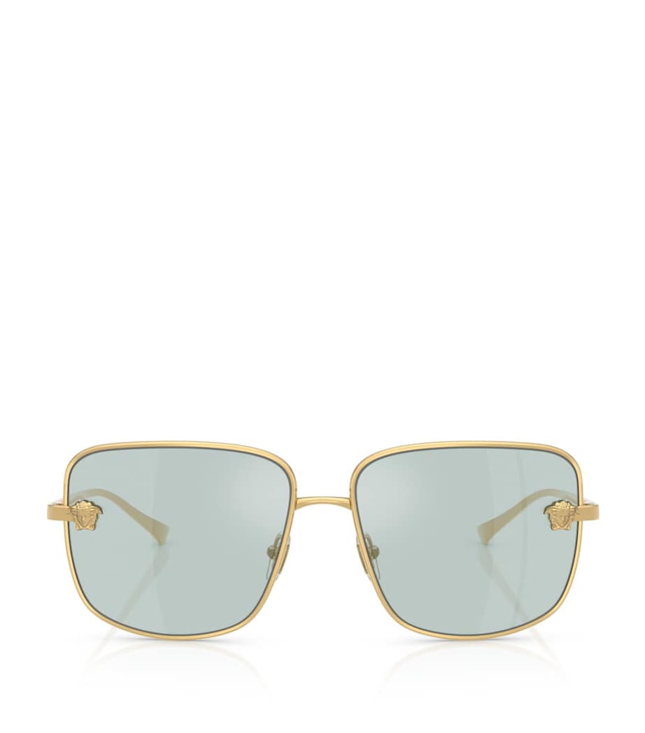 Versace Metal VE2282 Square Sunglasses Gold Image 1
