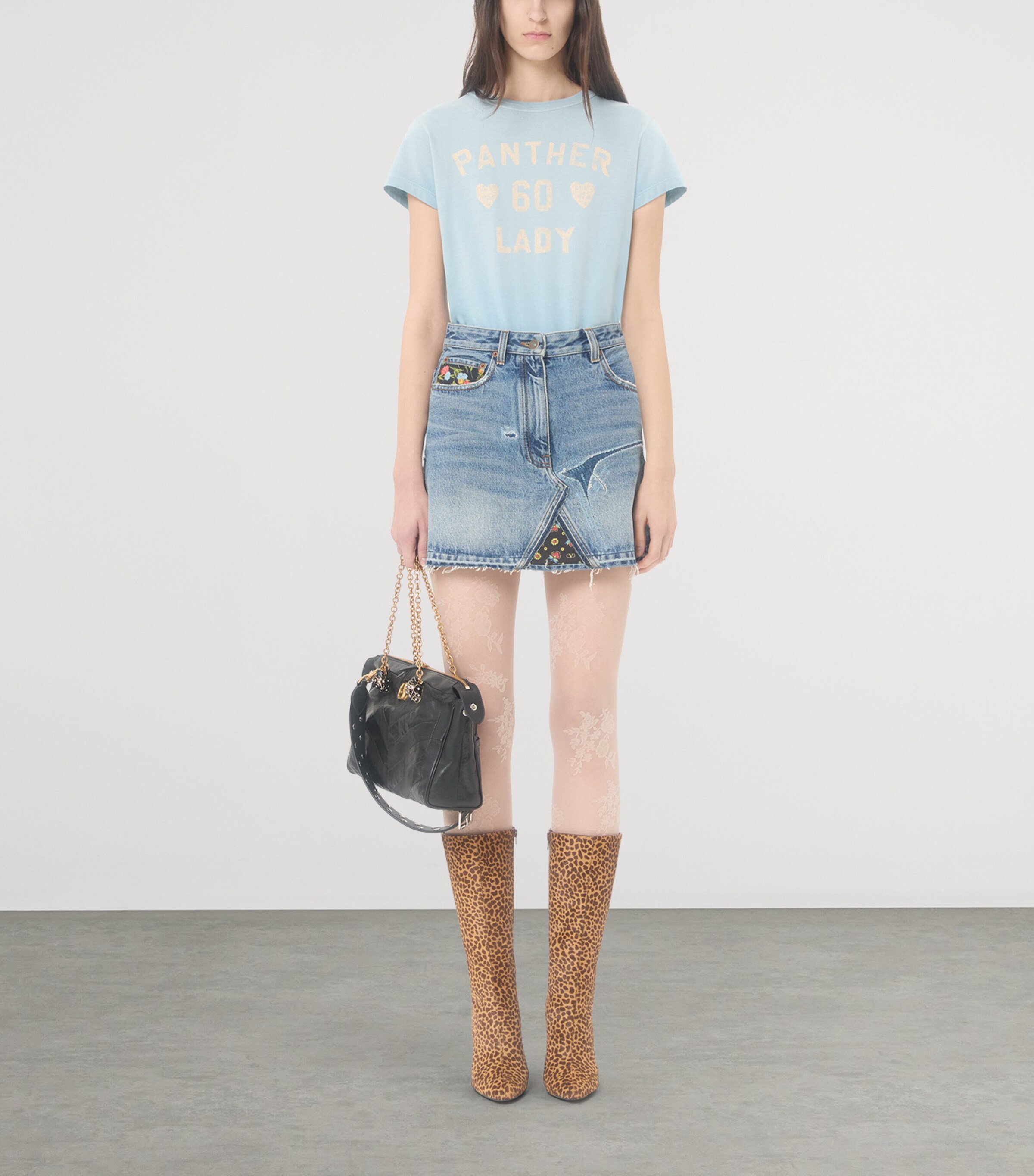 Valentino Womens Cotton Printed T-Shirt Image 5