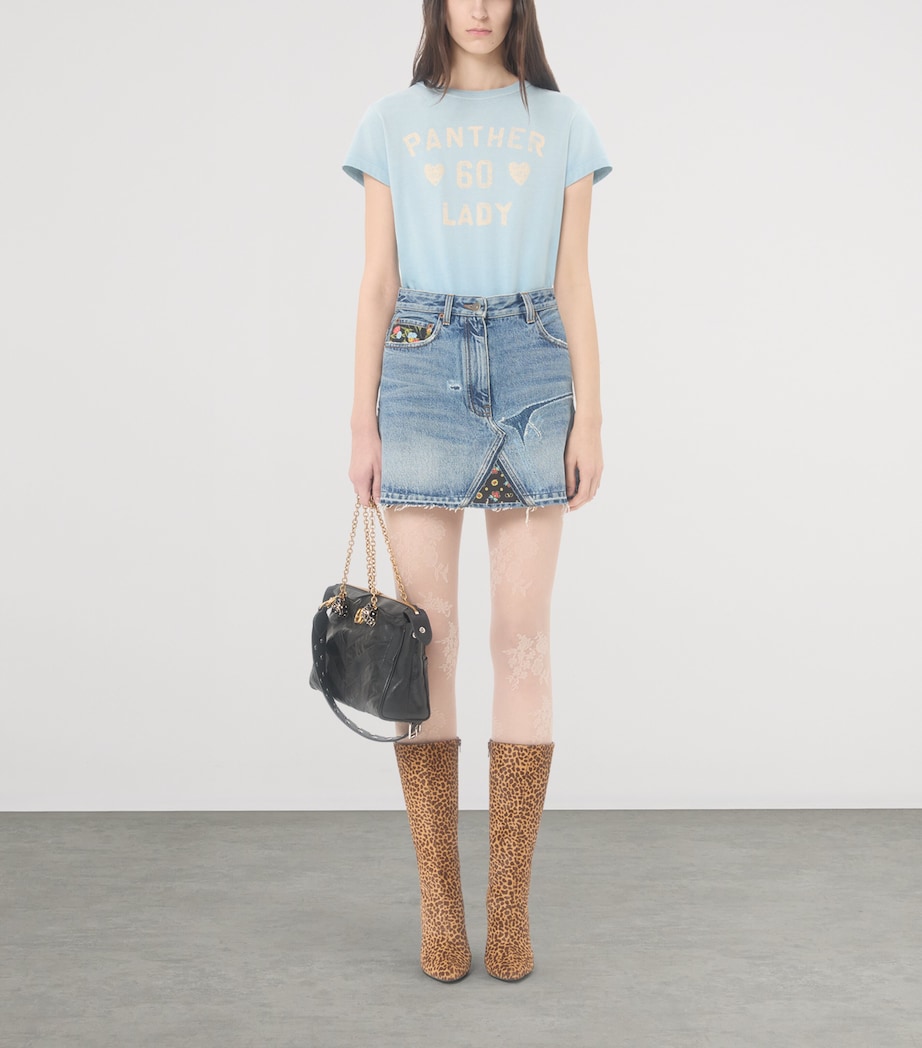 Valentino Womens Cotton Printed T-Shirt Image 5