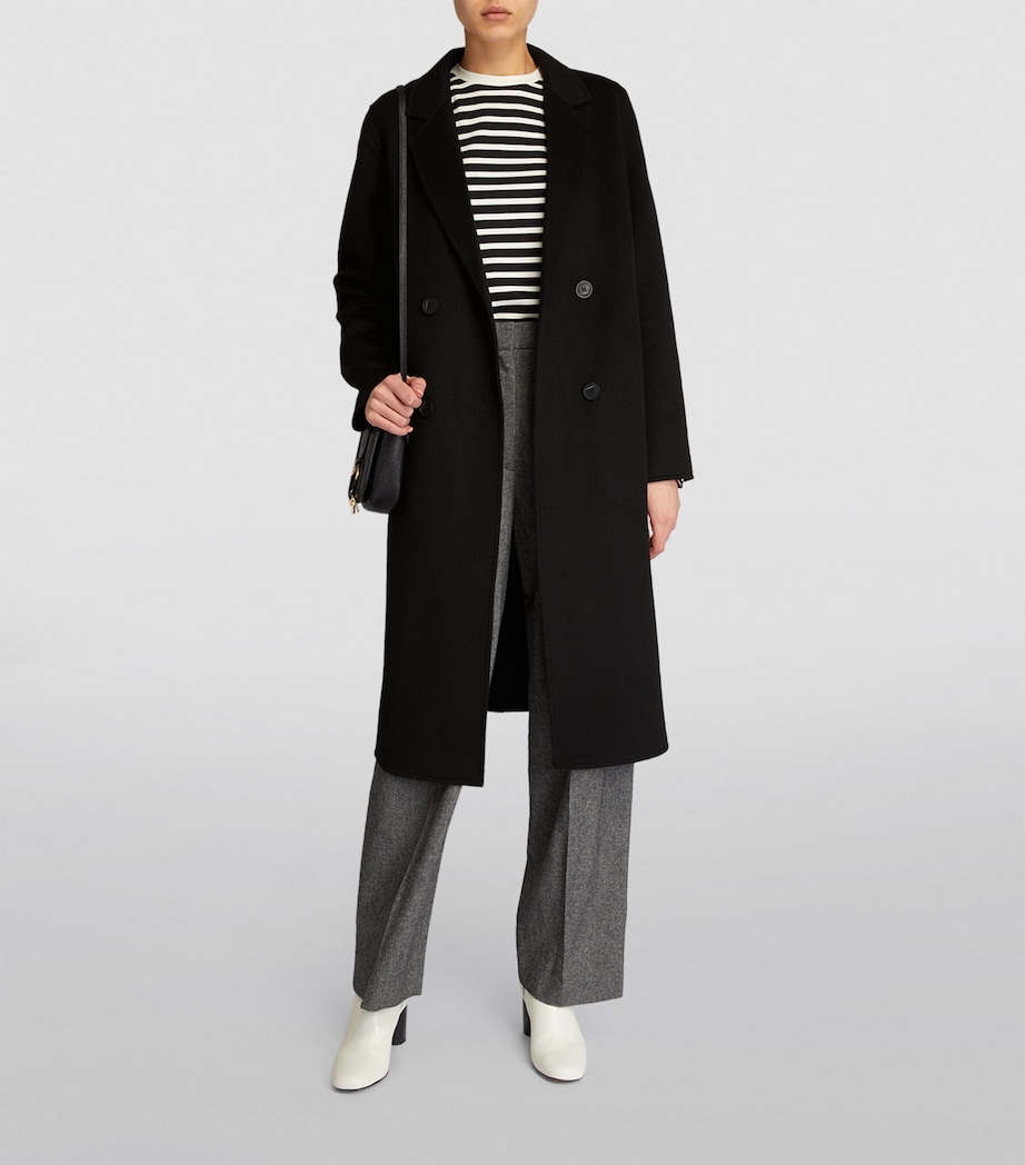 Wool-Blend Galant Coat BLACK Image 2