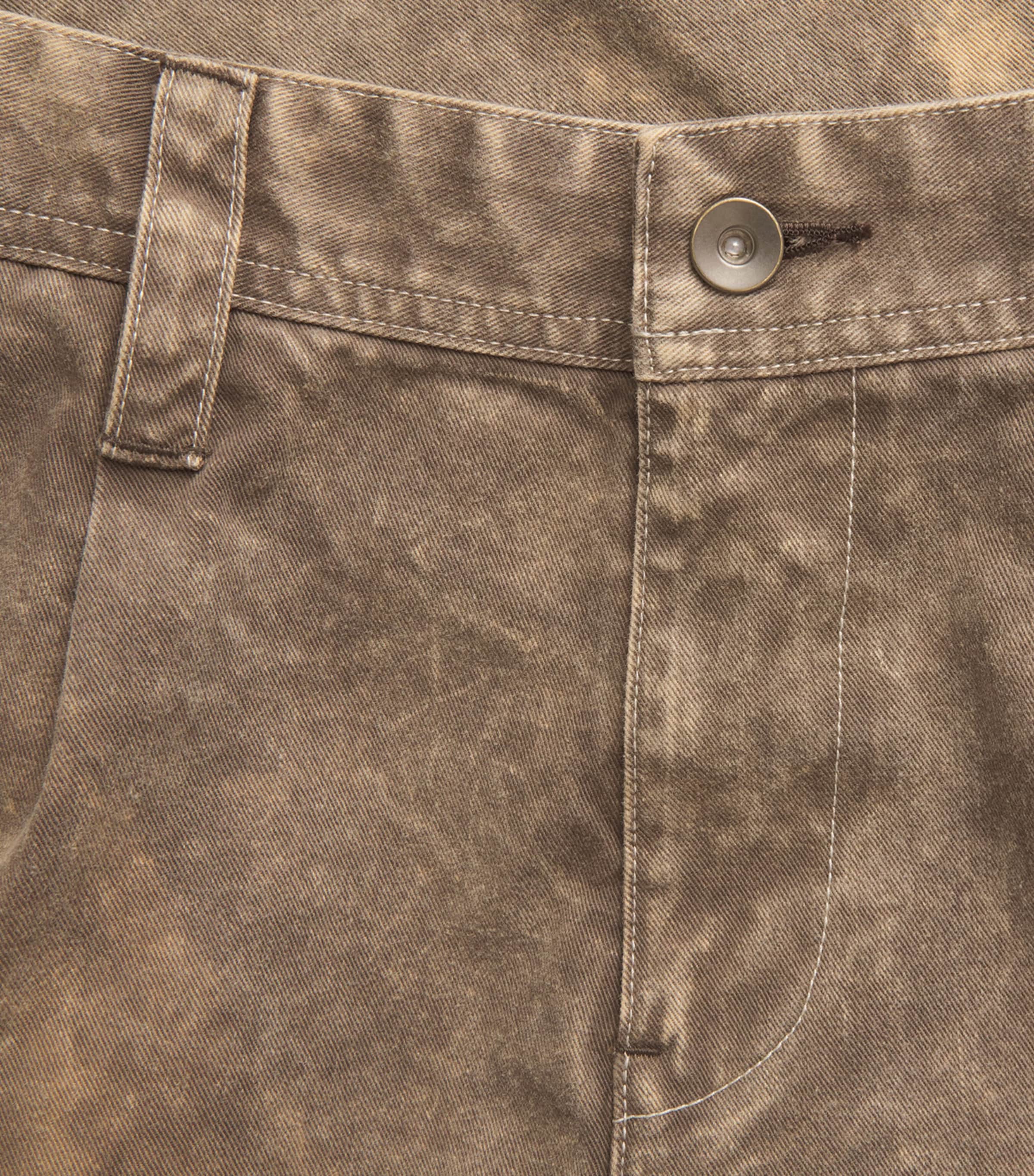 IM MEN Mens Elements Straight Trousers Dark Beige Image 6