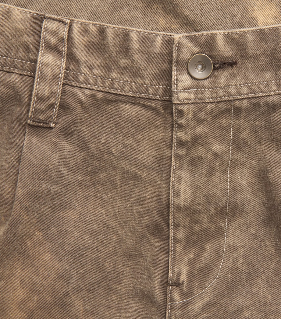 IM MEN Mens Elements Straight Trousers Dark Beige Image 6