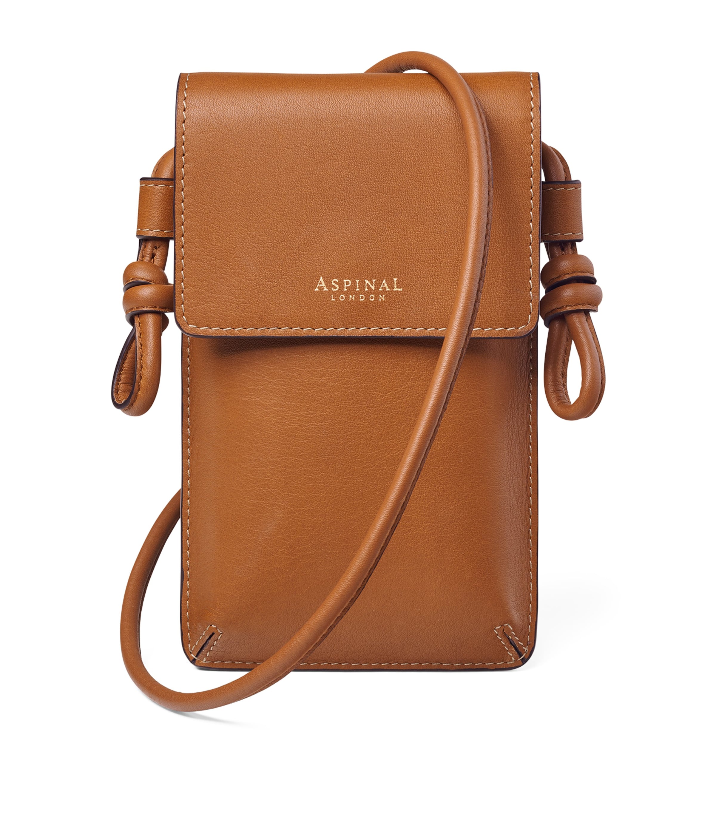 Leather Ella Phone Pouch TAN Image 4