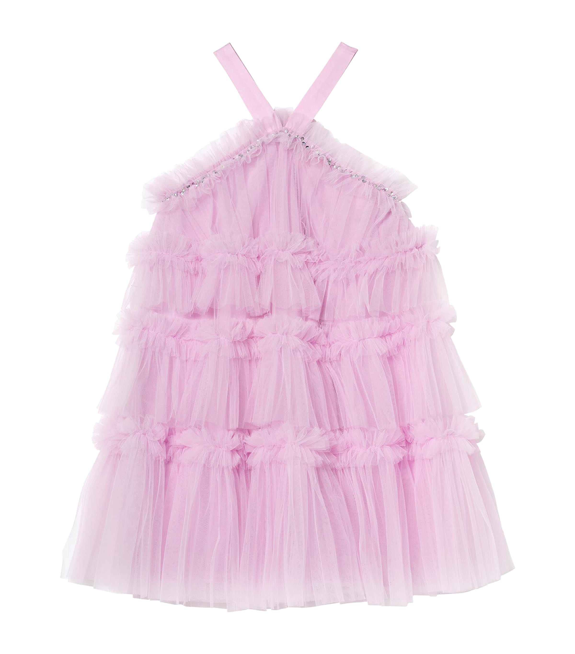 Tutu Du Monde Tulle Bon Bon Dress (2-11 Years) Orchid Bouquet Image 1