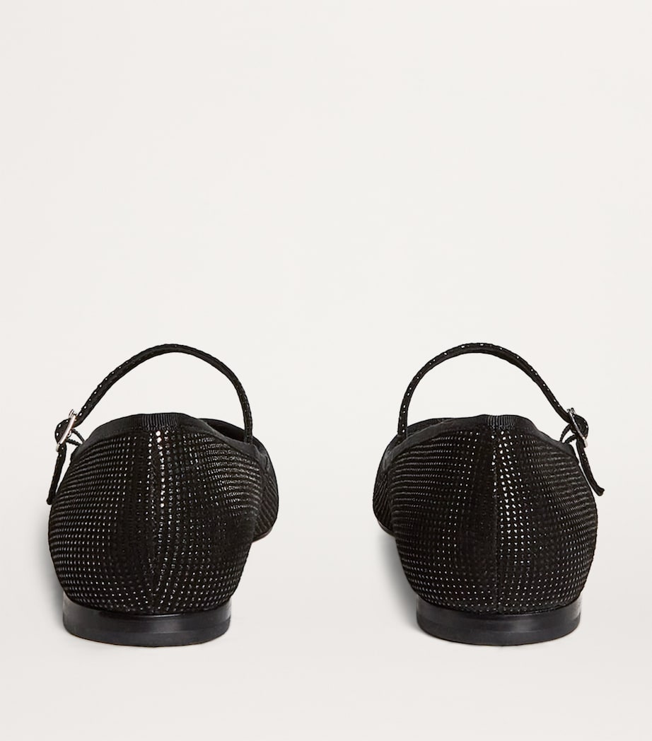 Embellished Jolie Ballet Flats BLACK Image 4