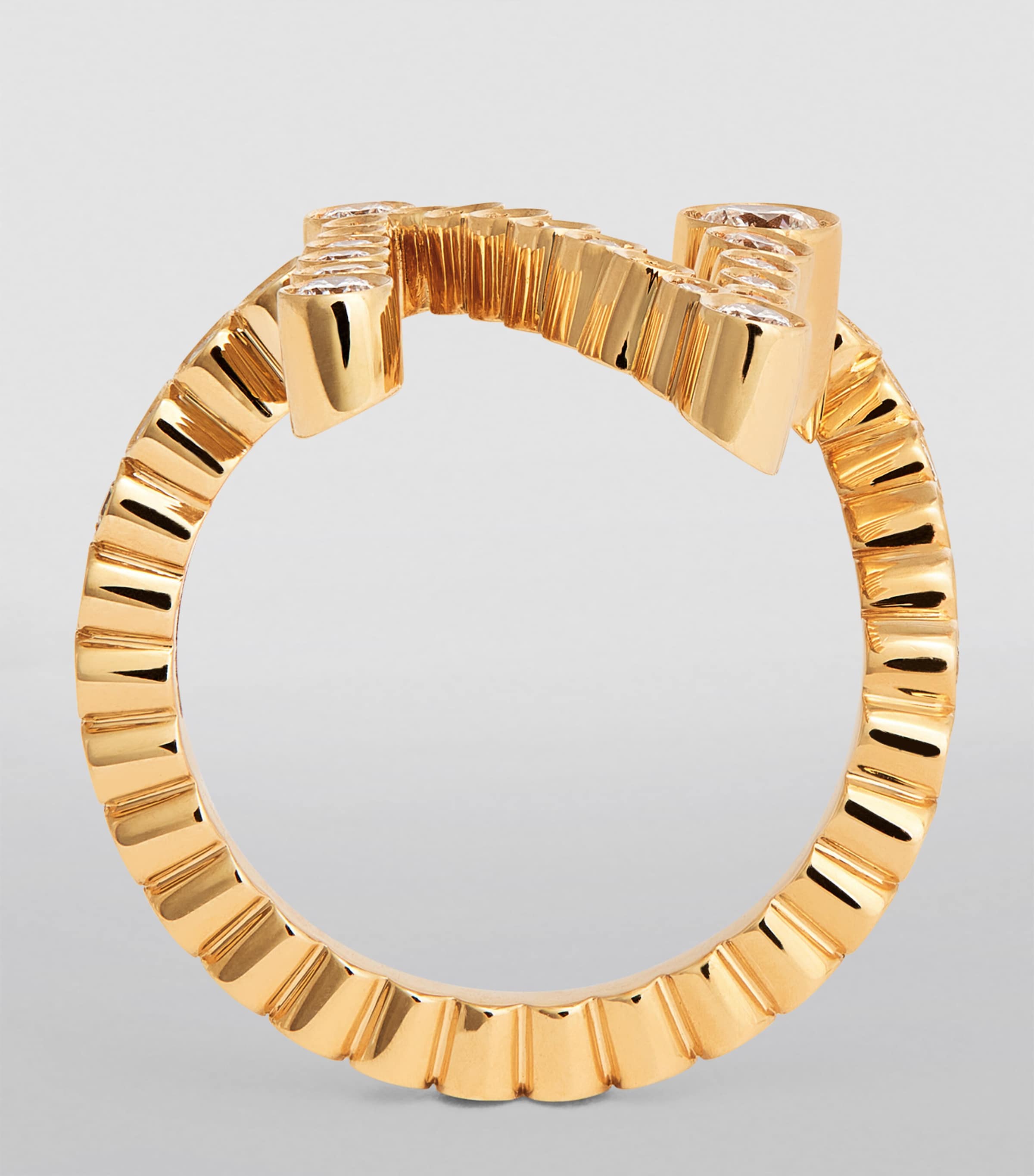 Yellow Gold and Diamond Ensemble ‘N’ Ring YELLOW GOLD Image 2