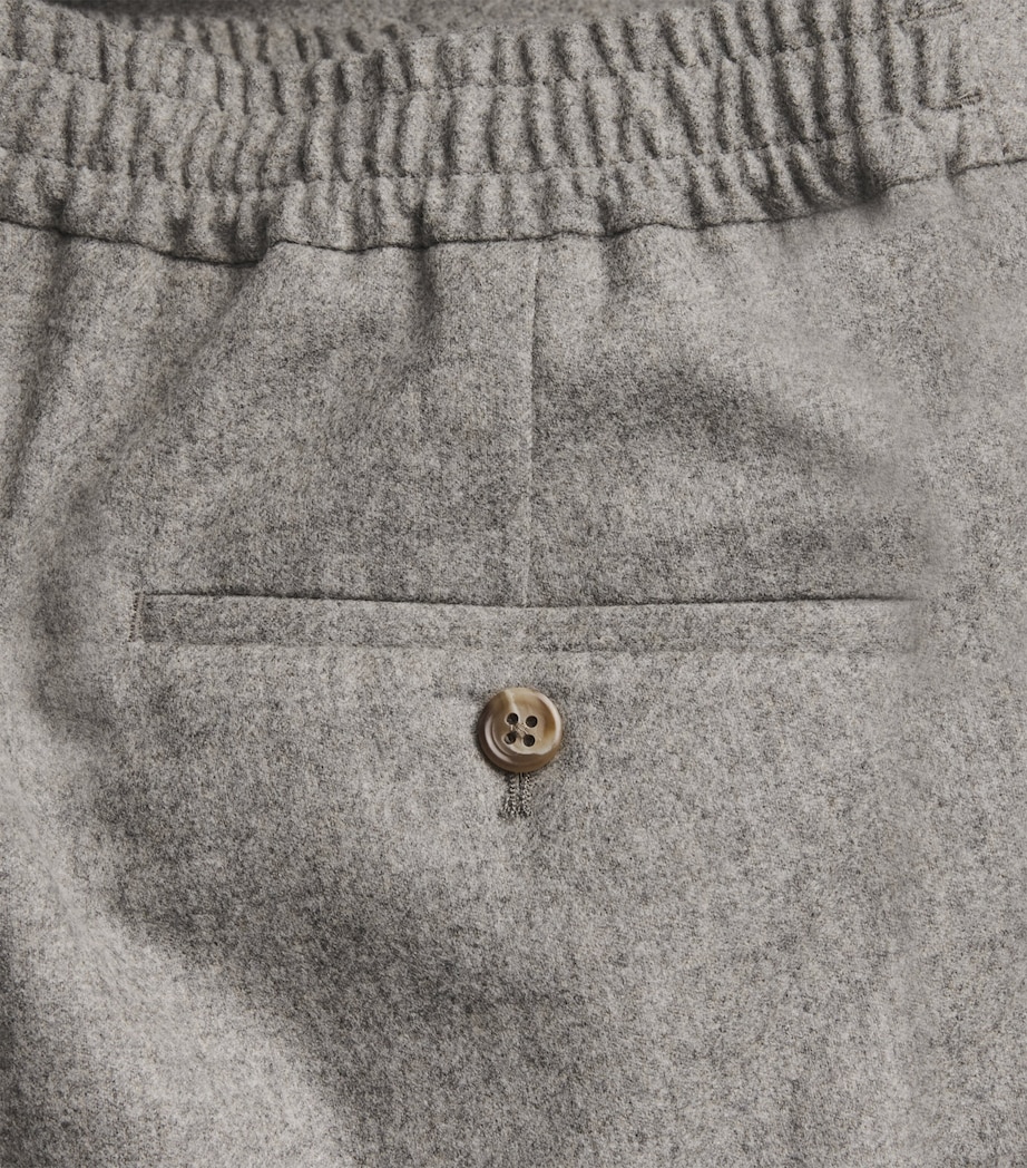 Wool Tailored Trousers GREY Image 5