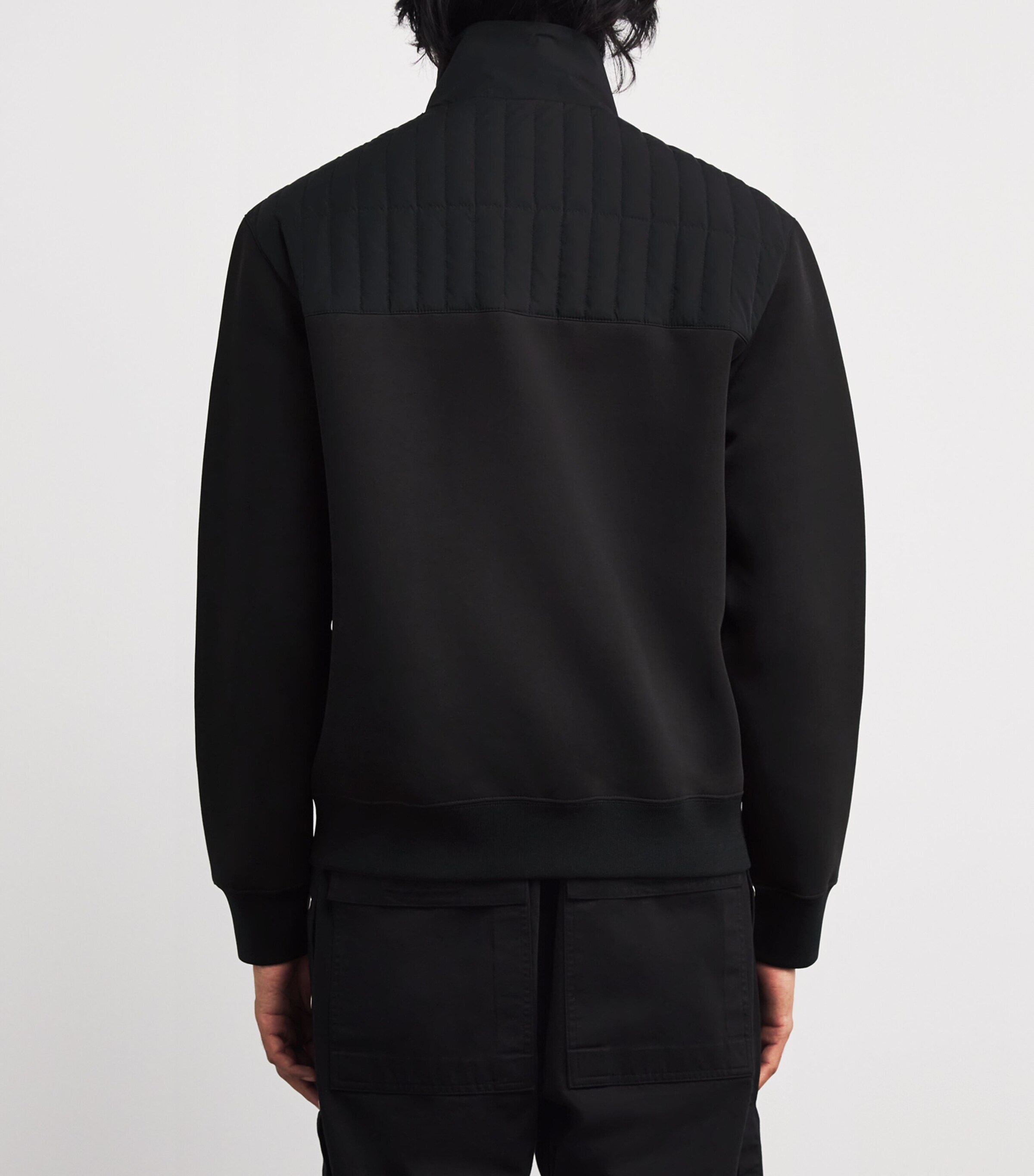 Corey Quarter-Zip Sweatshirt BLACK Image 4