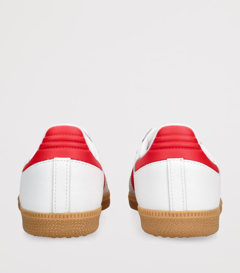 Leather Samba OG Sneakers WHITE/RED Image 2