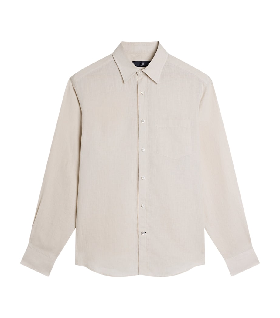 Dunhill Mens Linen Shirt Image 1