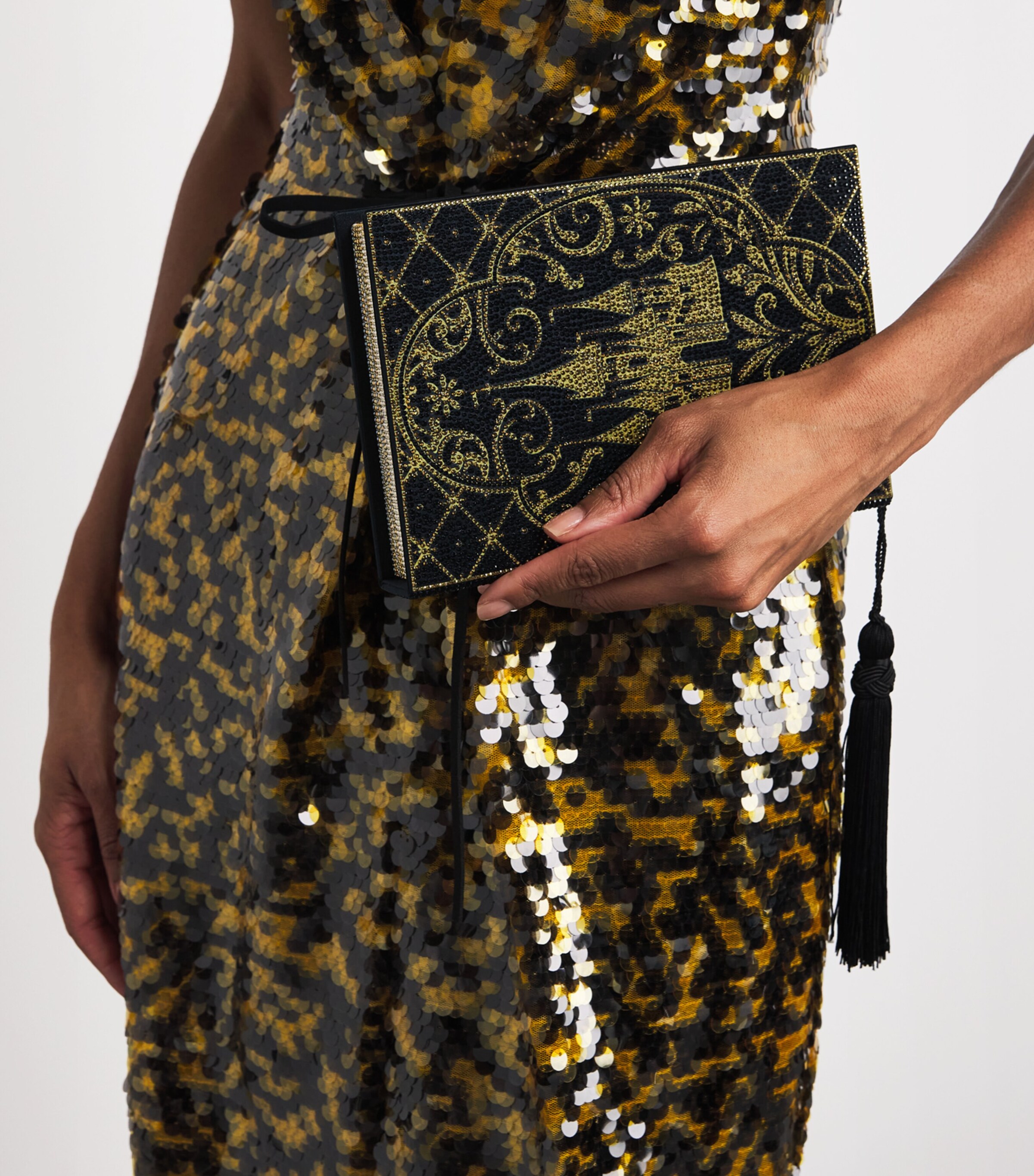 Judith Leiber Fairytales Storybook Clutch Bag Cjtmt Champ Jet Mlt Image 2