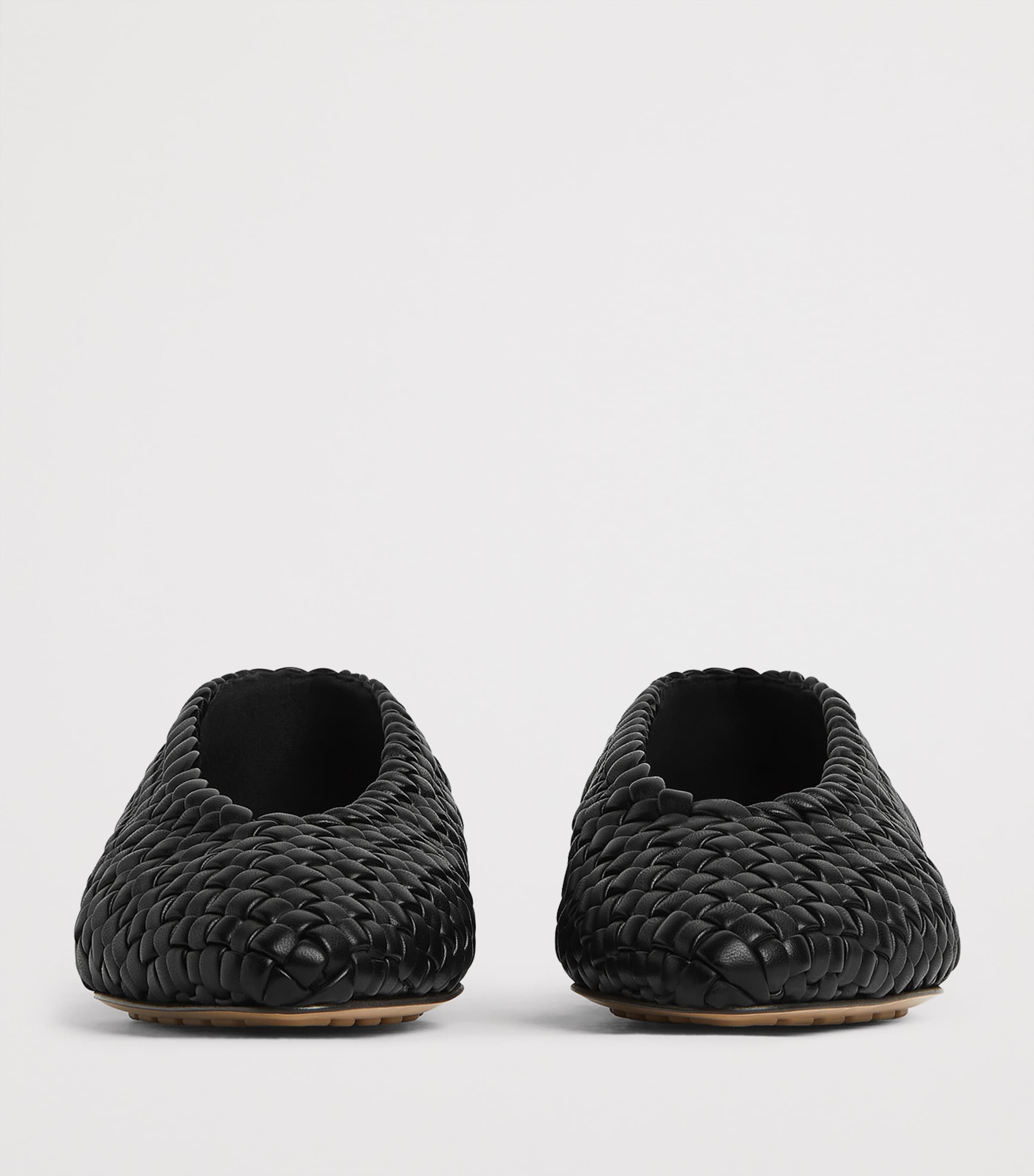 Bottega Veneta Intreccio Leather Sofia Ballet Flats | Harrods US