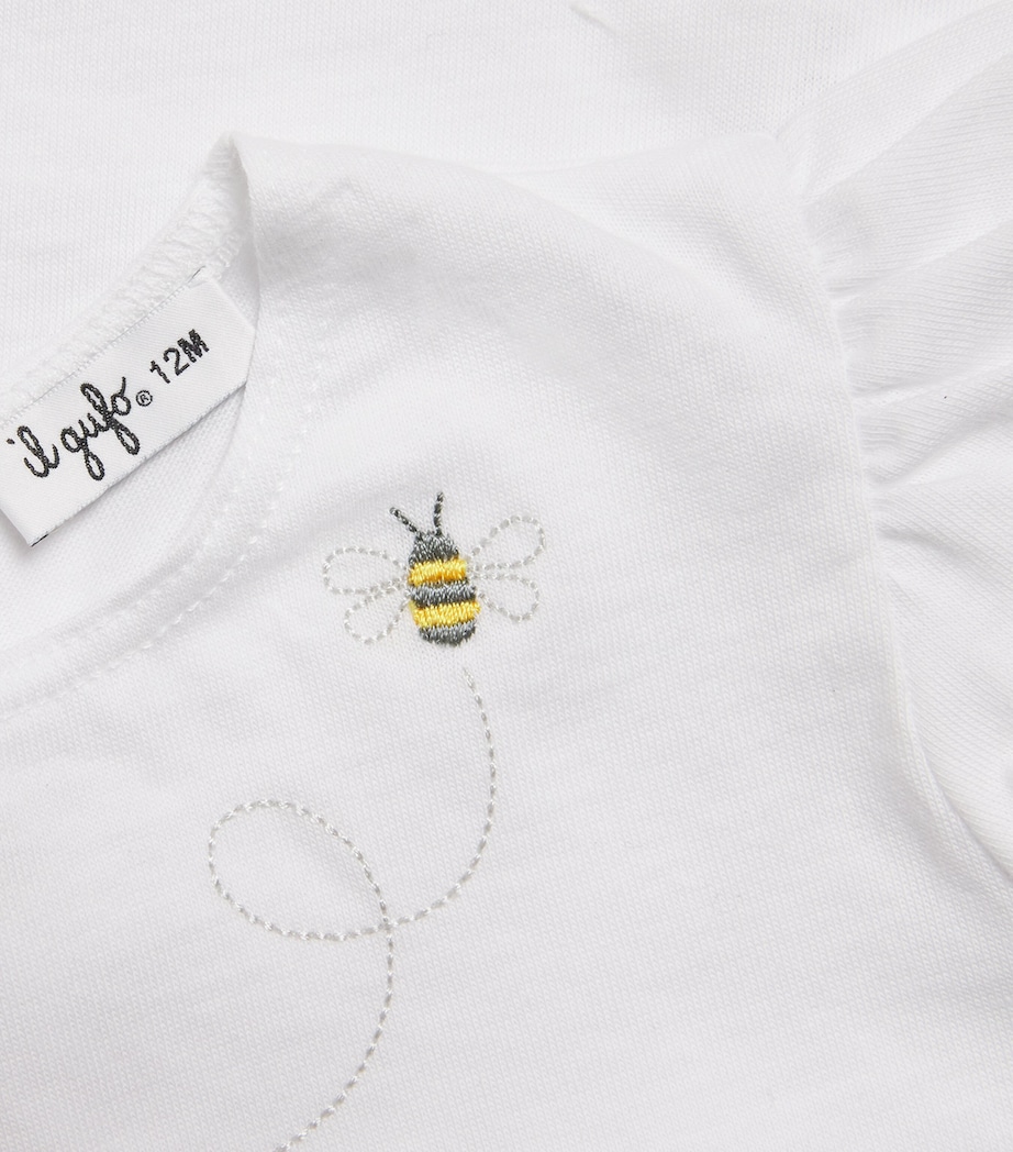 Cotton Bee T-Shirt (4-6 Years) 010 WHITE Image 3