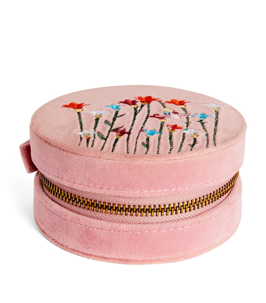 L'ATELIER NAWBAR Velvet Psychedeliah Jewellery Box Pink Image 1