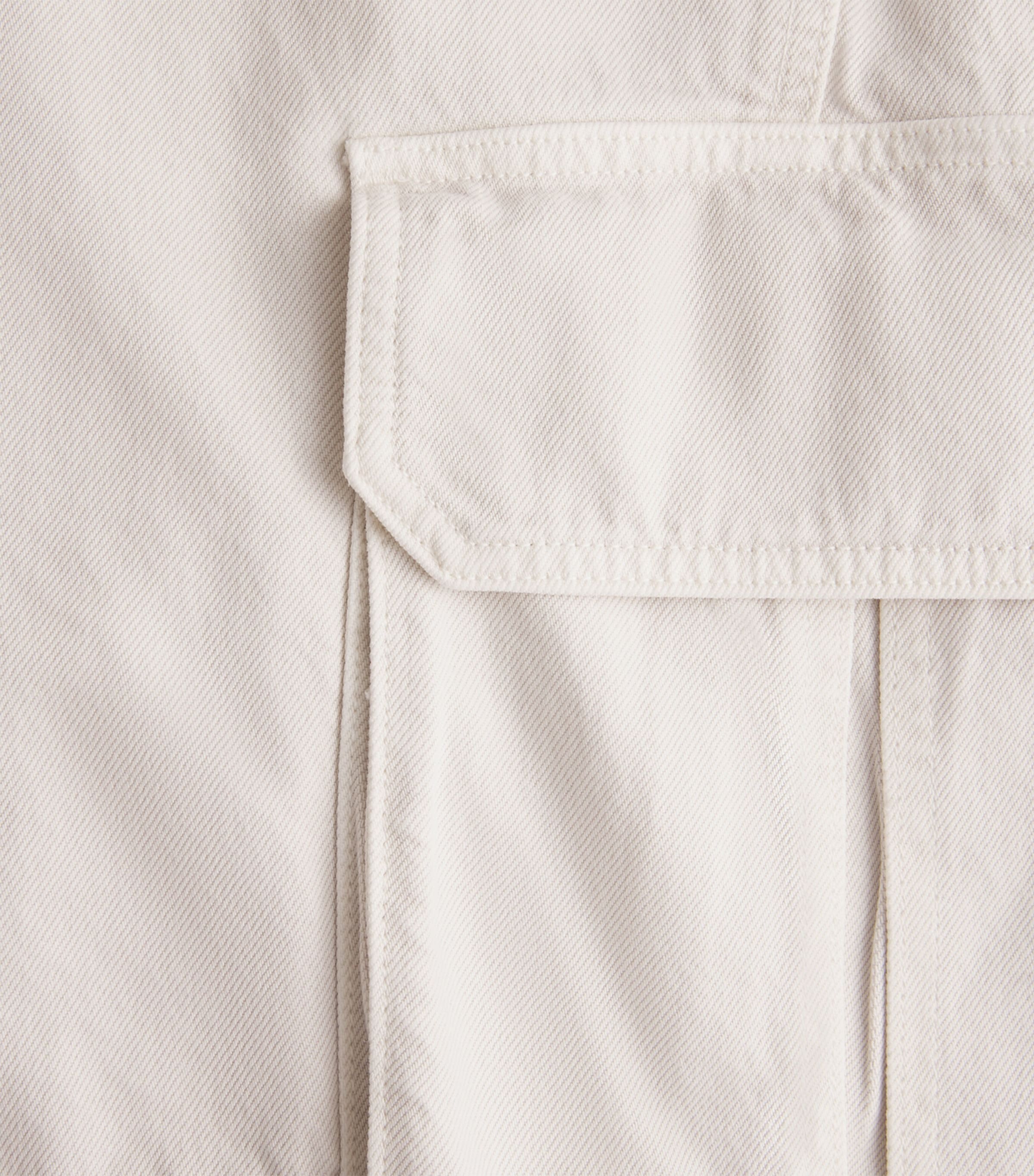 AGOLDE Womens Ambika Cargo Trousers Boen Bone Image 6
