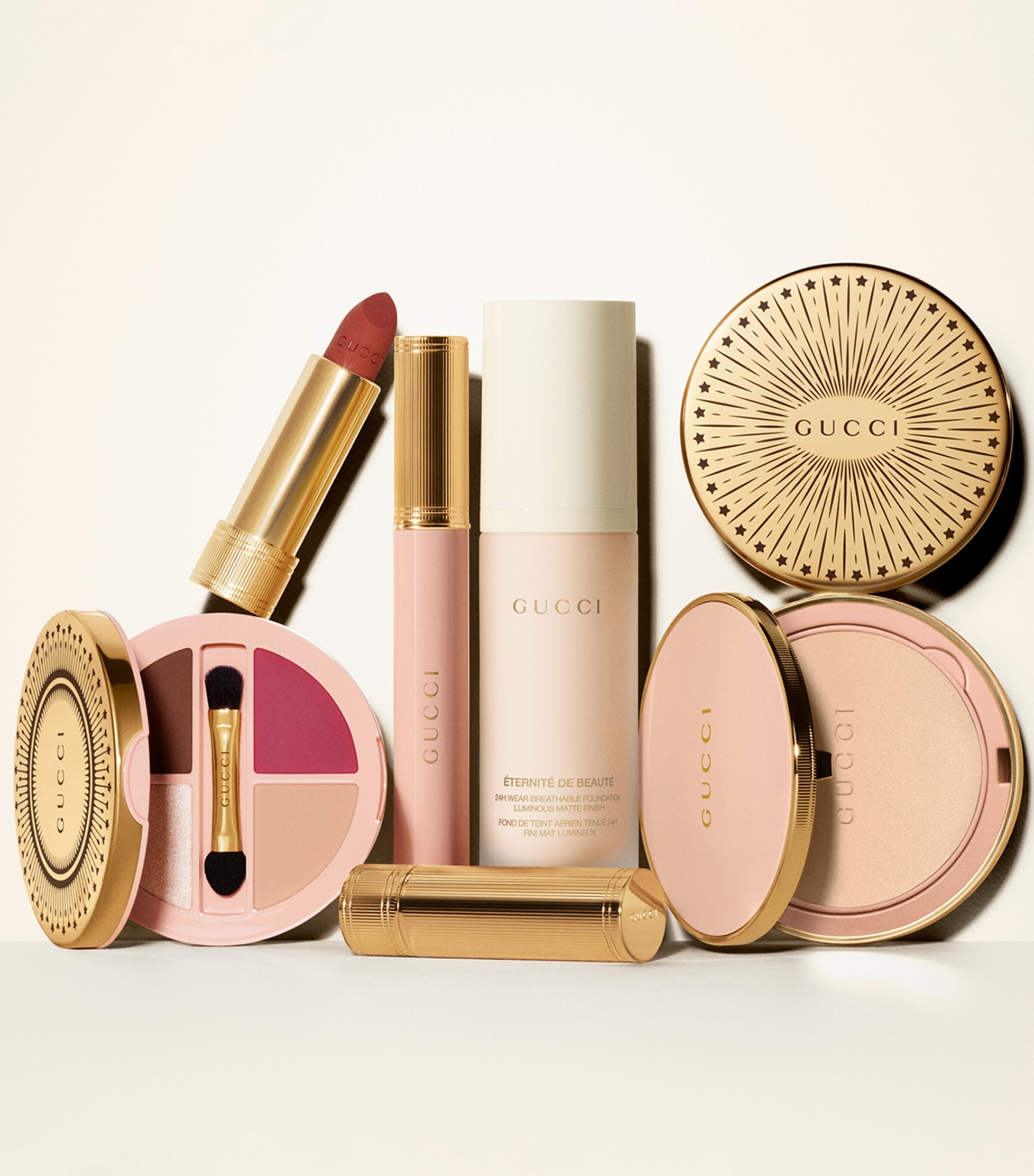 GUCCI GLOW HIGHLIGHTER 10g ラベンダー 02, Gucci Glow Highlighter powder in 02 Frosted Lilac