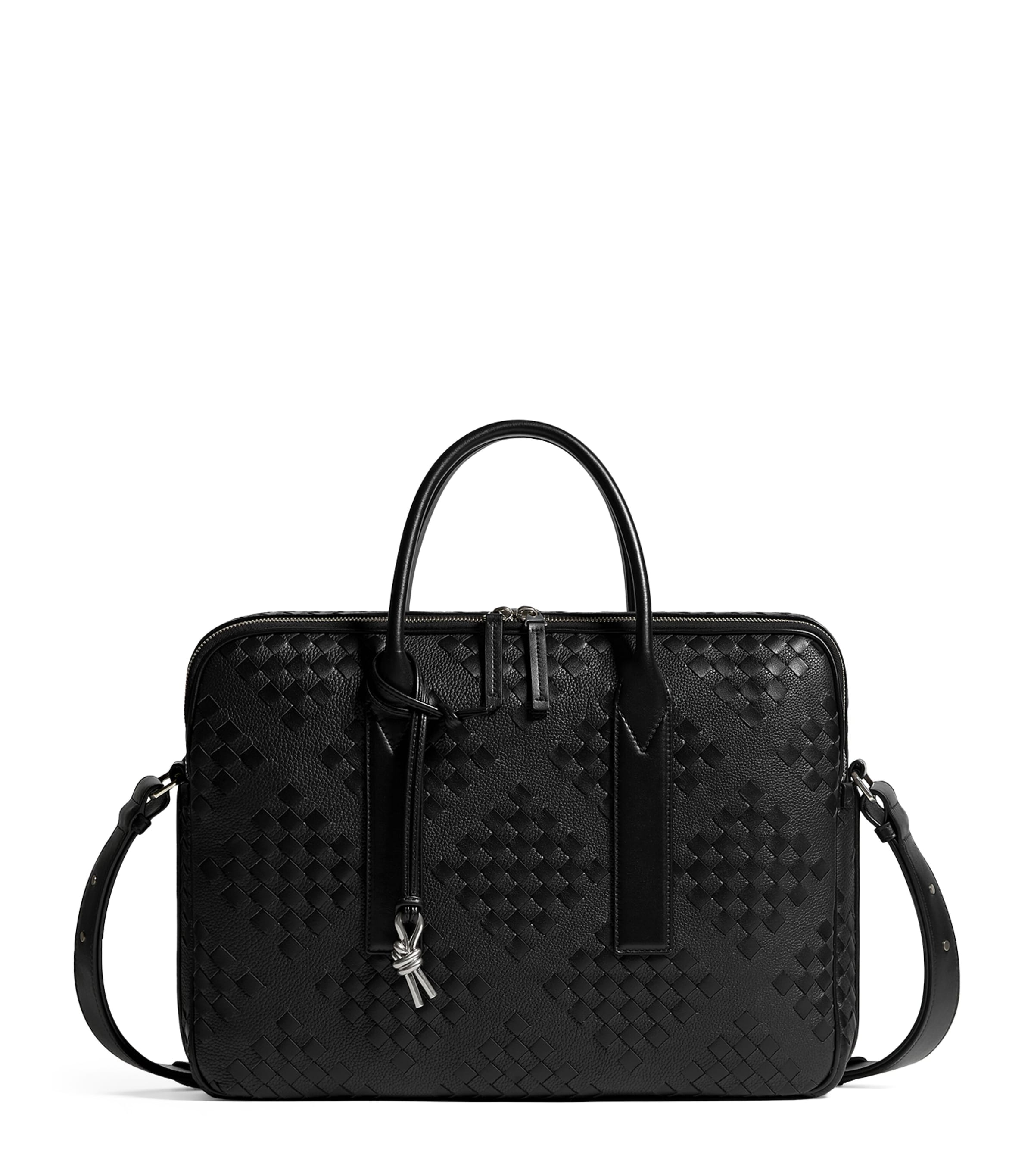 Bottega Veneta Leather Getaway Briefcase Image 1