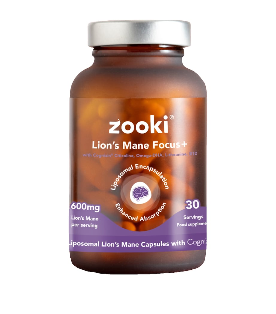 Liposomal Lion’s Mane 600mg Capsules (Pack of 60) NO COLOUR Image 1