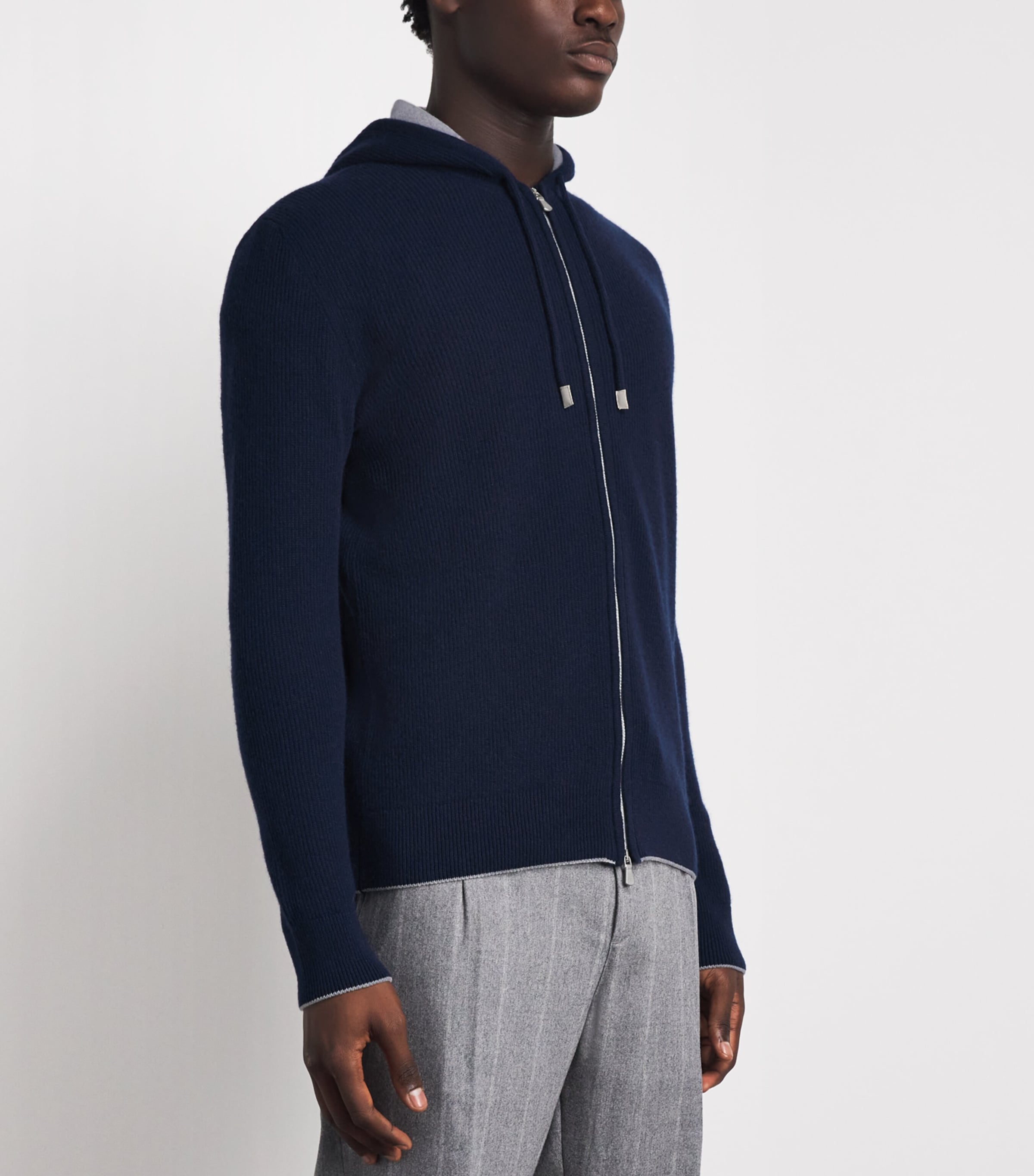 Eleventy Cashmere Zip-Up Hoodie — photo 4
