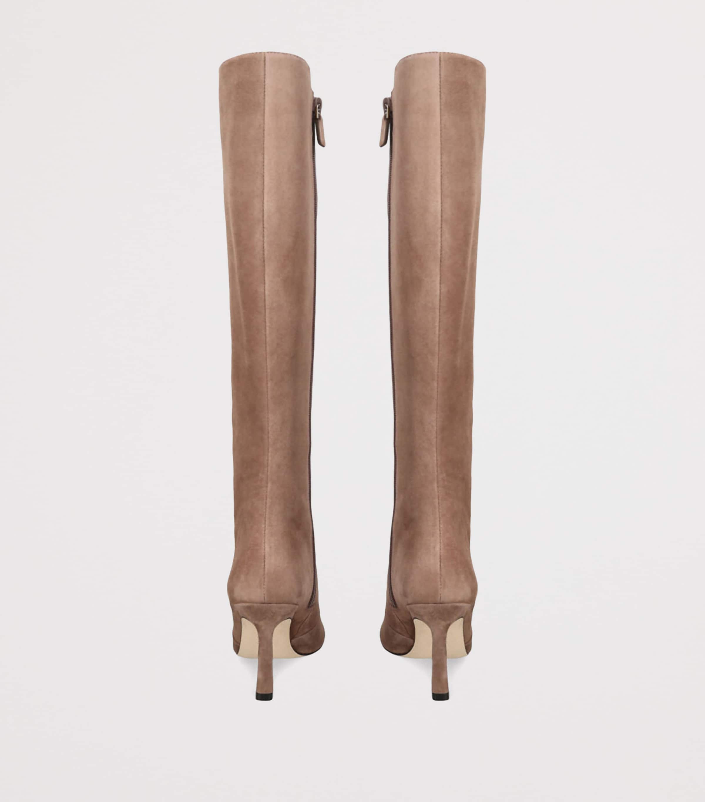 Suede Vinnie Boots 85 TAUPE Image 2