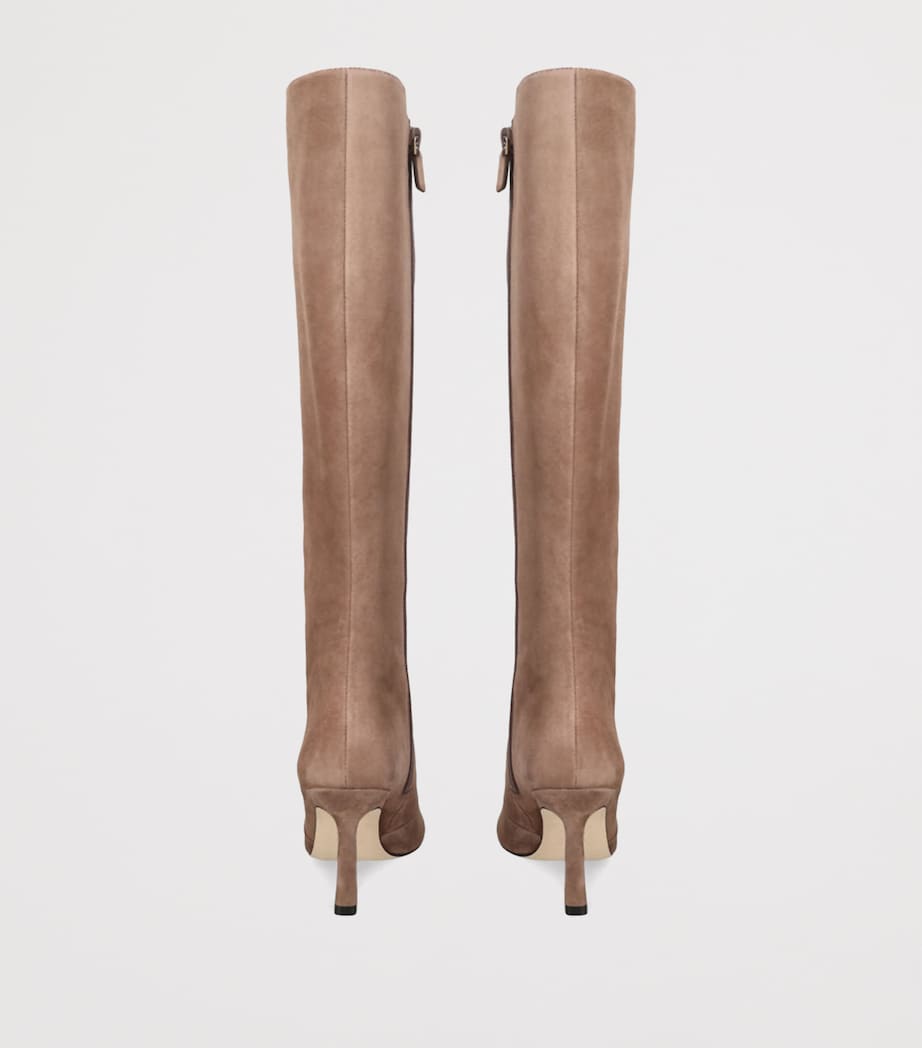 Suede Vinnie Boots 85 TAUPE Image 2