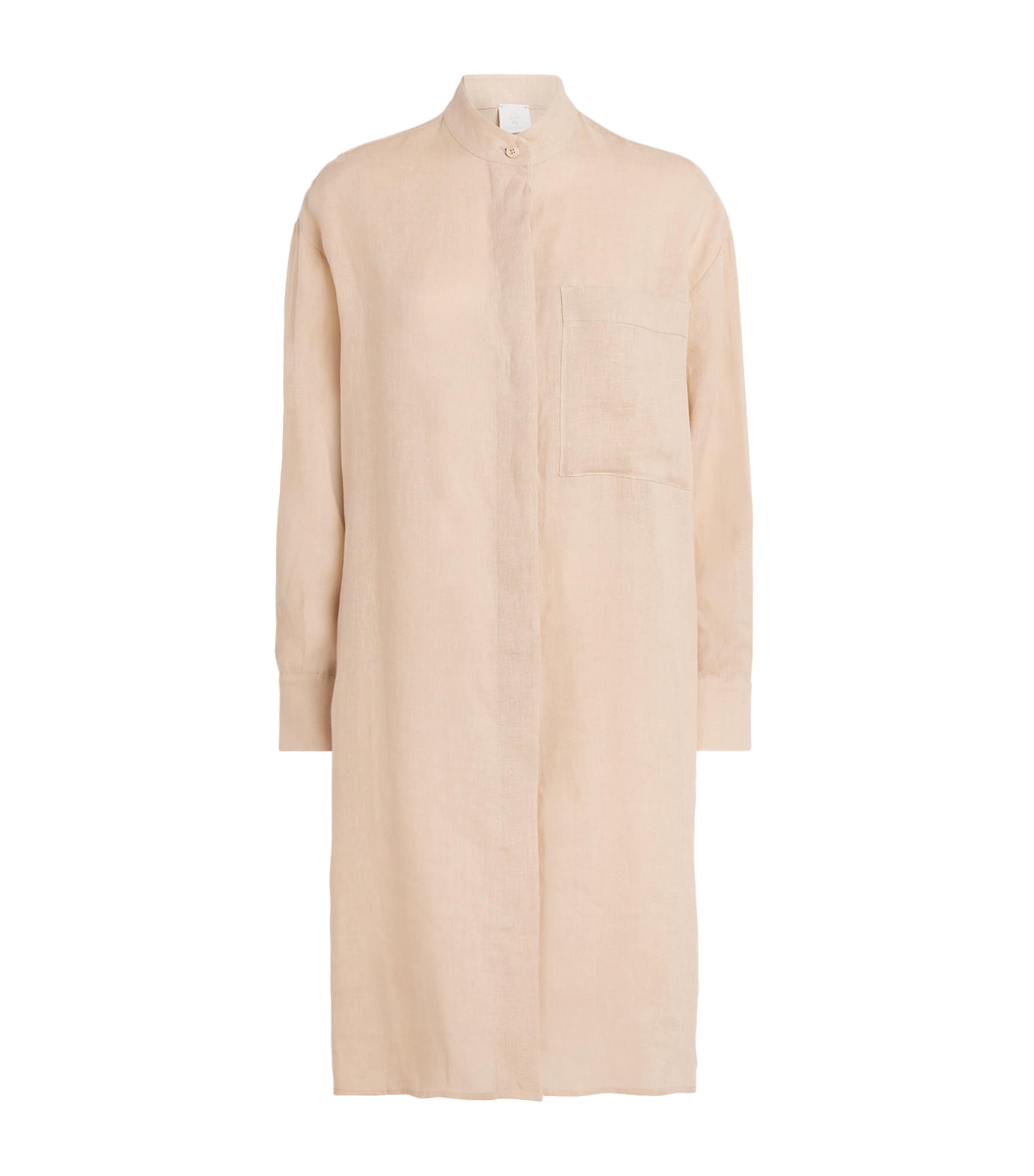 Eleventy Linen Longline Shirt