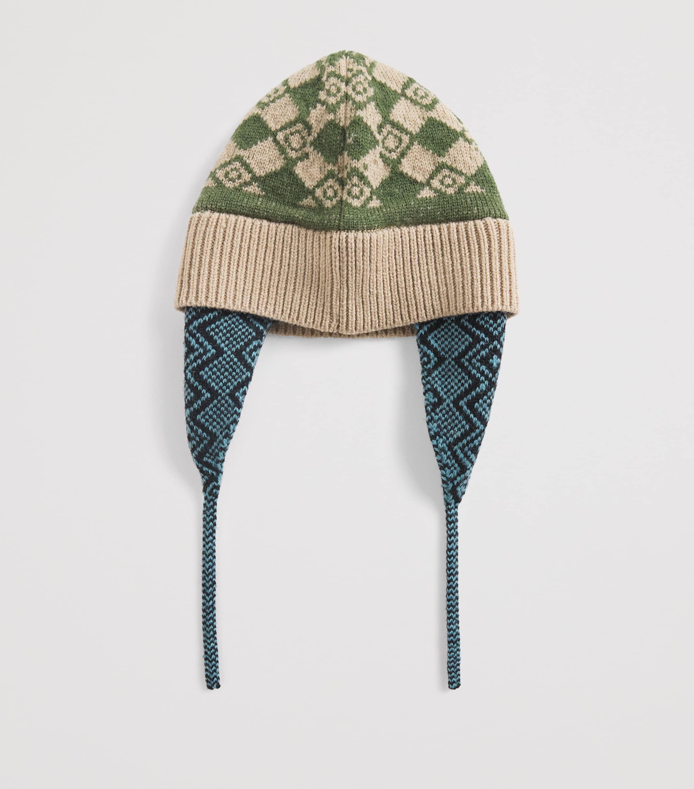 DRIES VAN NOTEN Wool Jacquard Hat Image 3