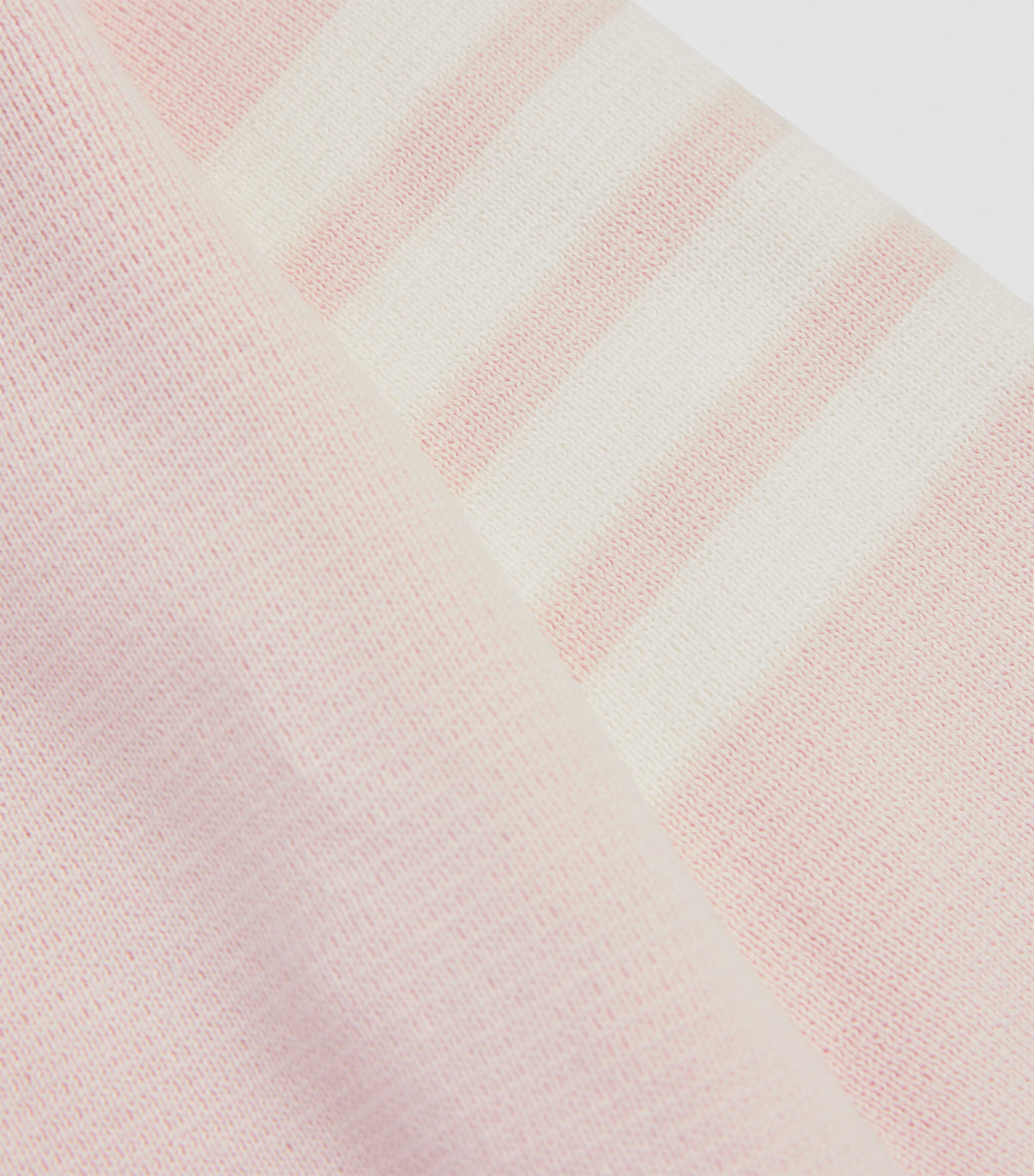 Thom Browne Kids Milano-Stitch 4-Bar Sweater (2-12 Years) Light Pink Image 4