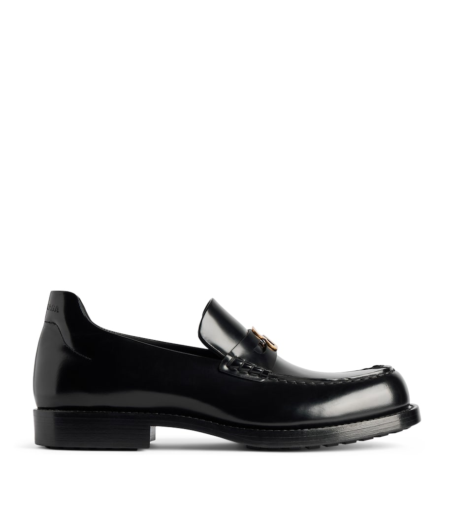 Balenciaga Leather Comfy Loafers Image 1