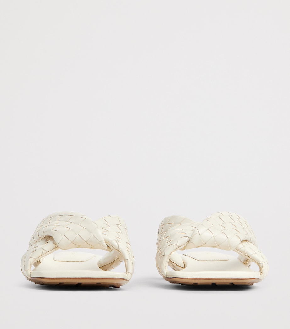 Leather Intrecciato Riva Flat Mules 9031 Image 3