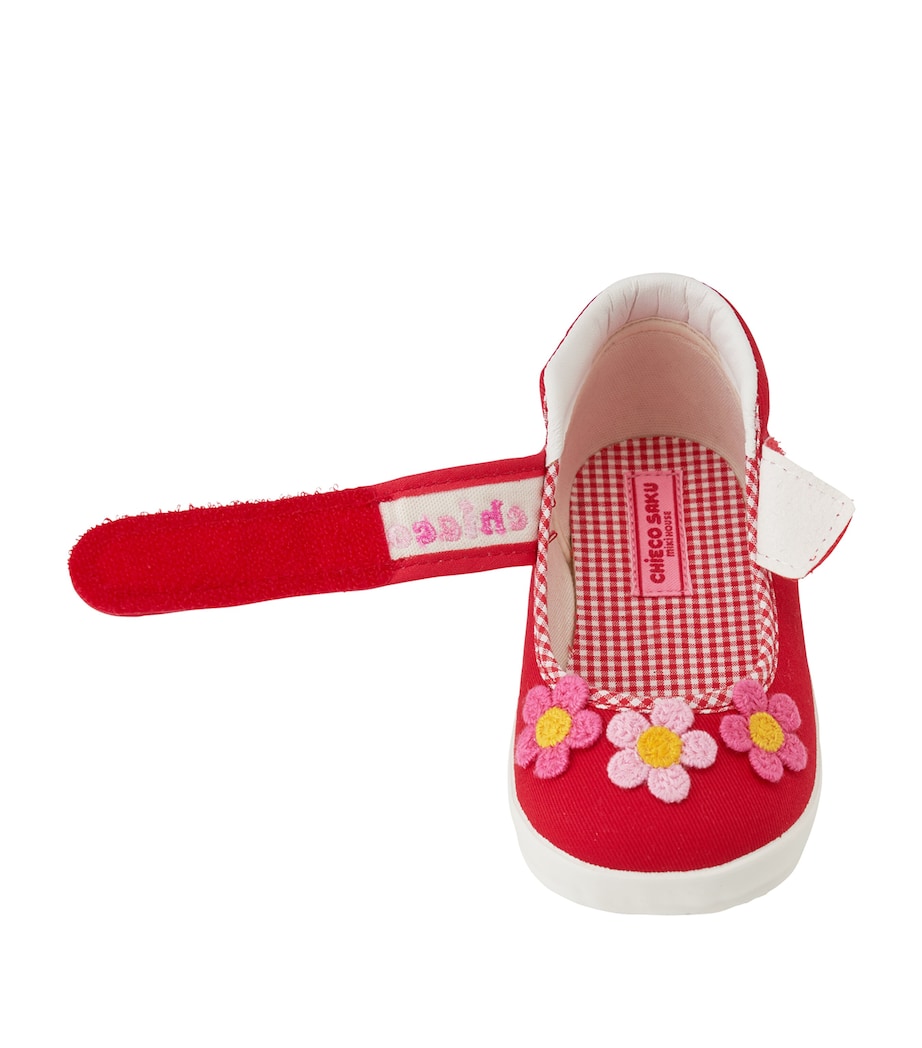 Flower-Embroidered Shoes 2 Image 2