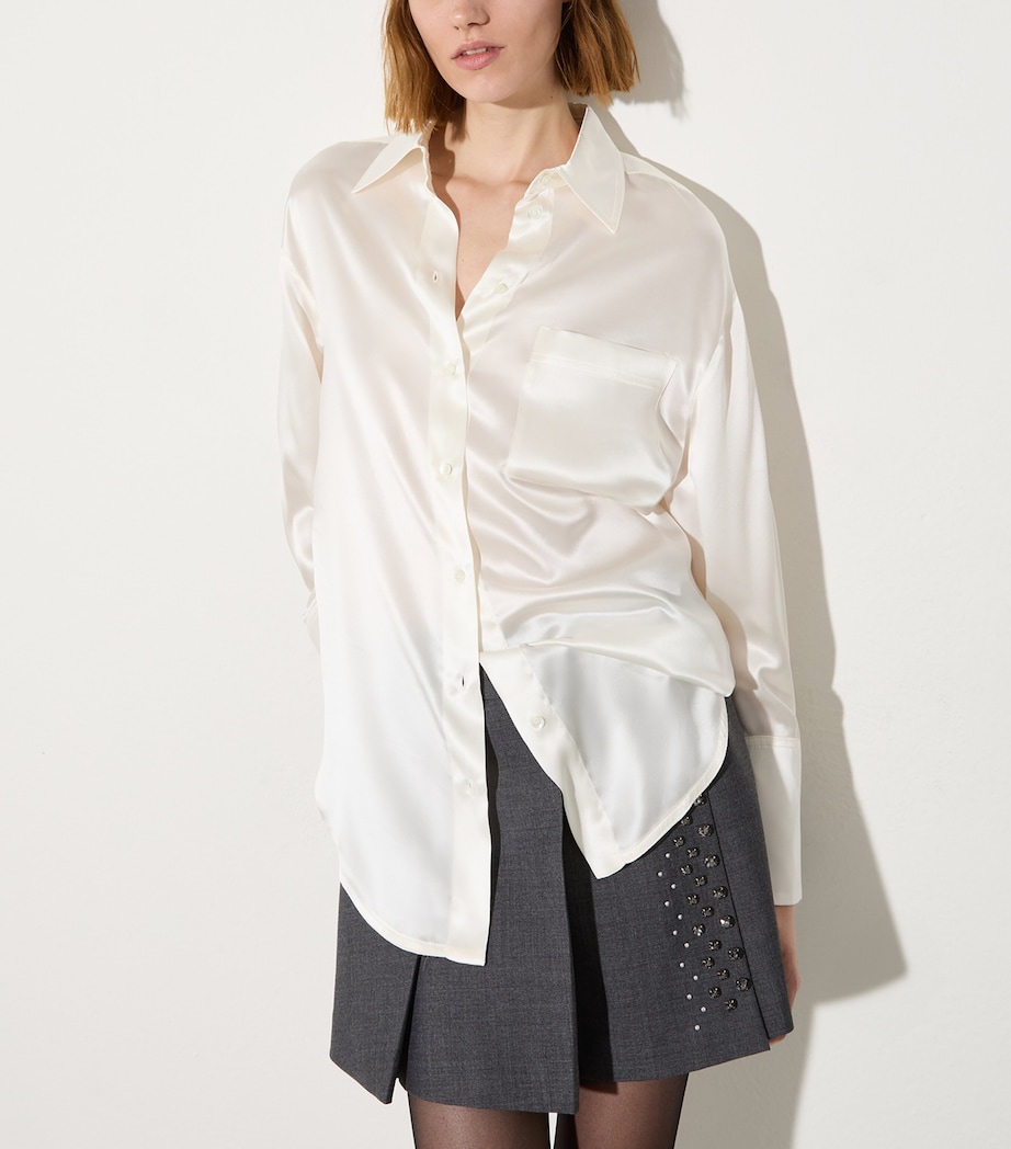 Silk Shirt IVORY Image 3