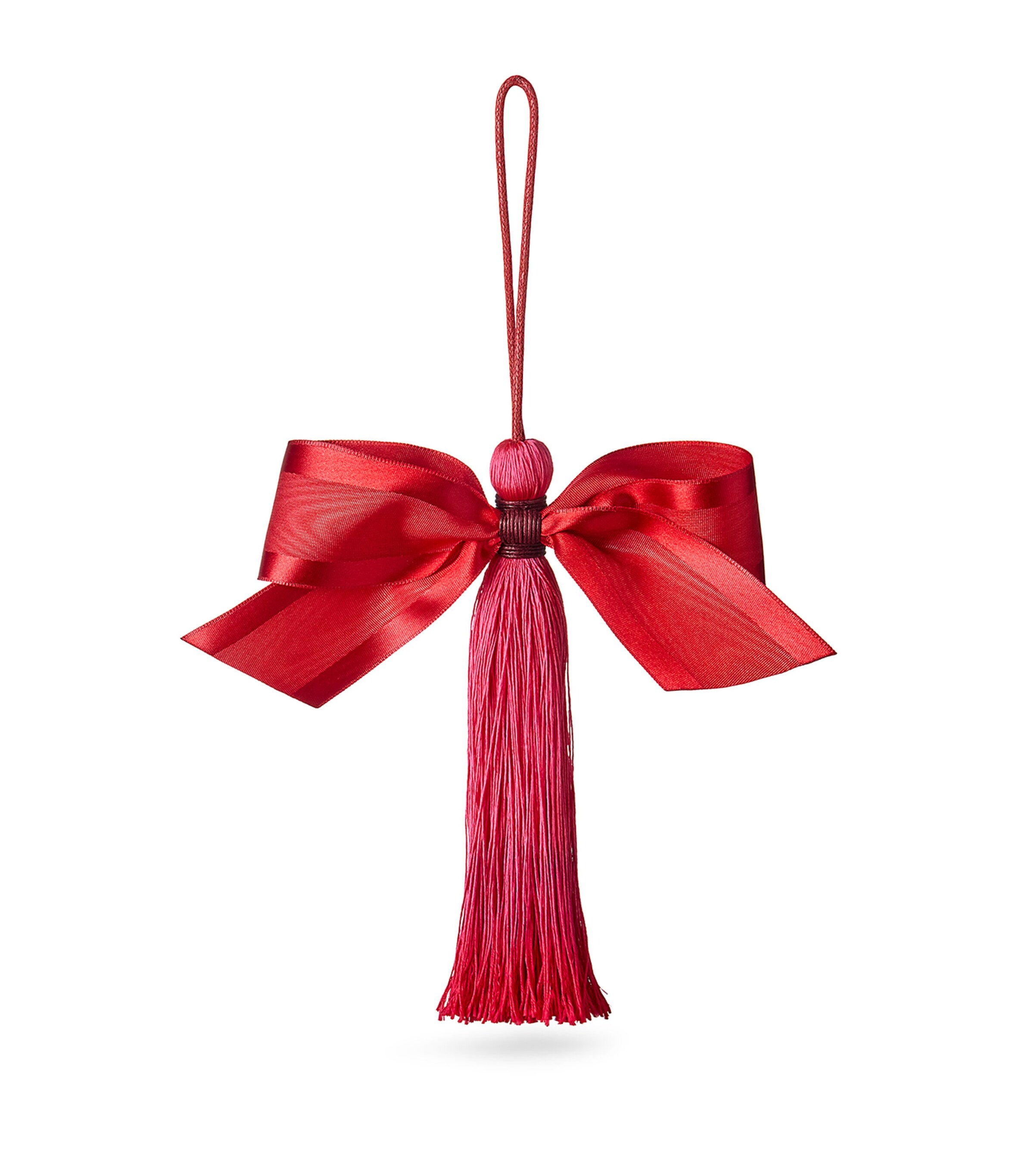 Bow Tassel Decoration RED Image 1
