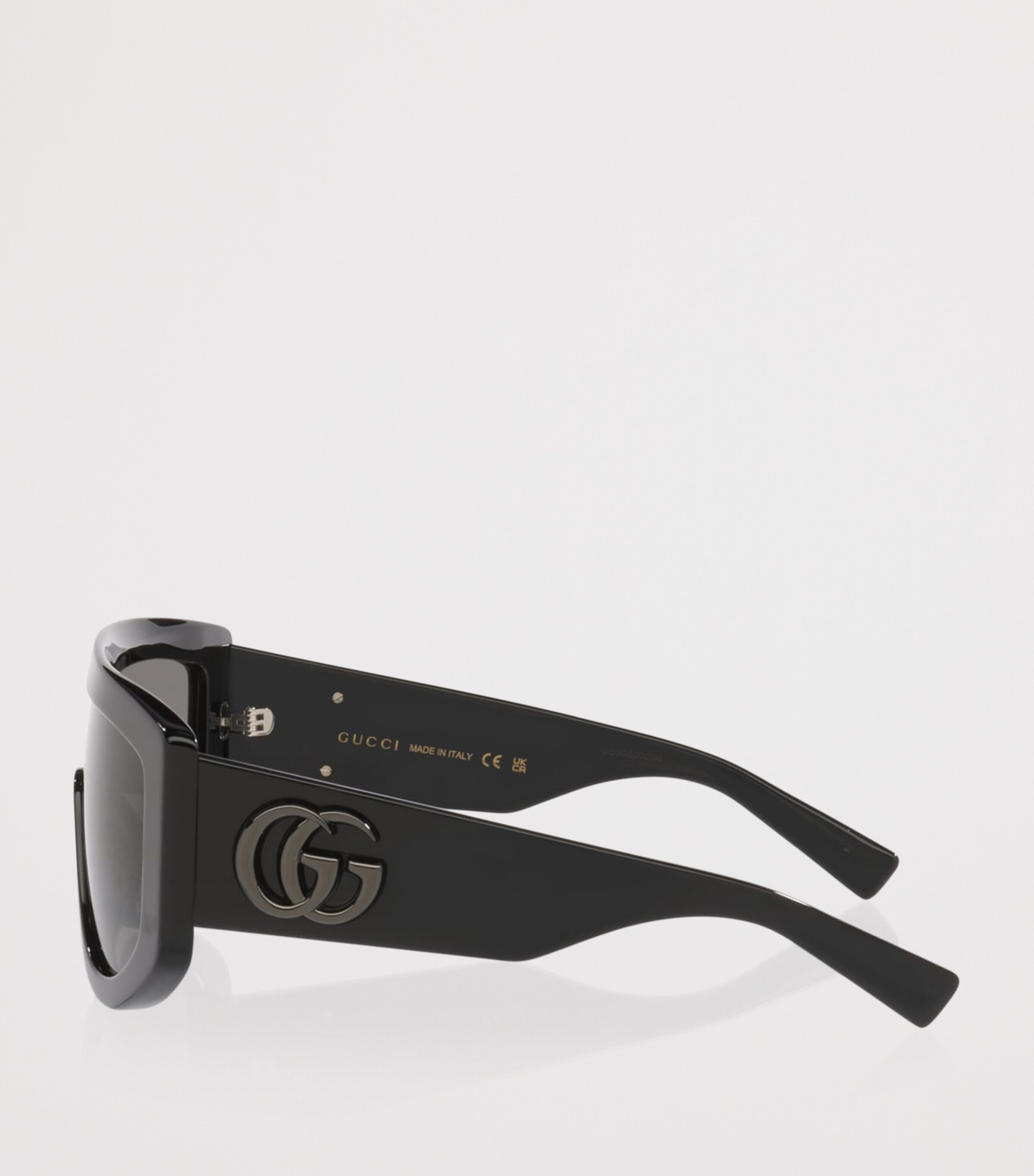 Gucci Irregular Sunglasses Black Image 3