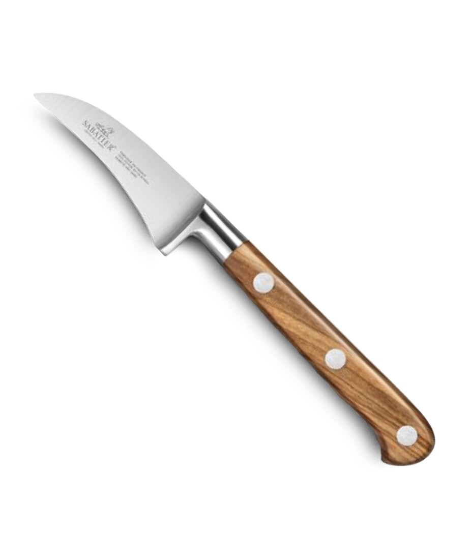 Stainless Steel Provencao Peeling Knife (6cm) OLIVE WOOD Image 1