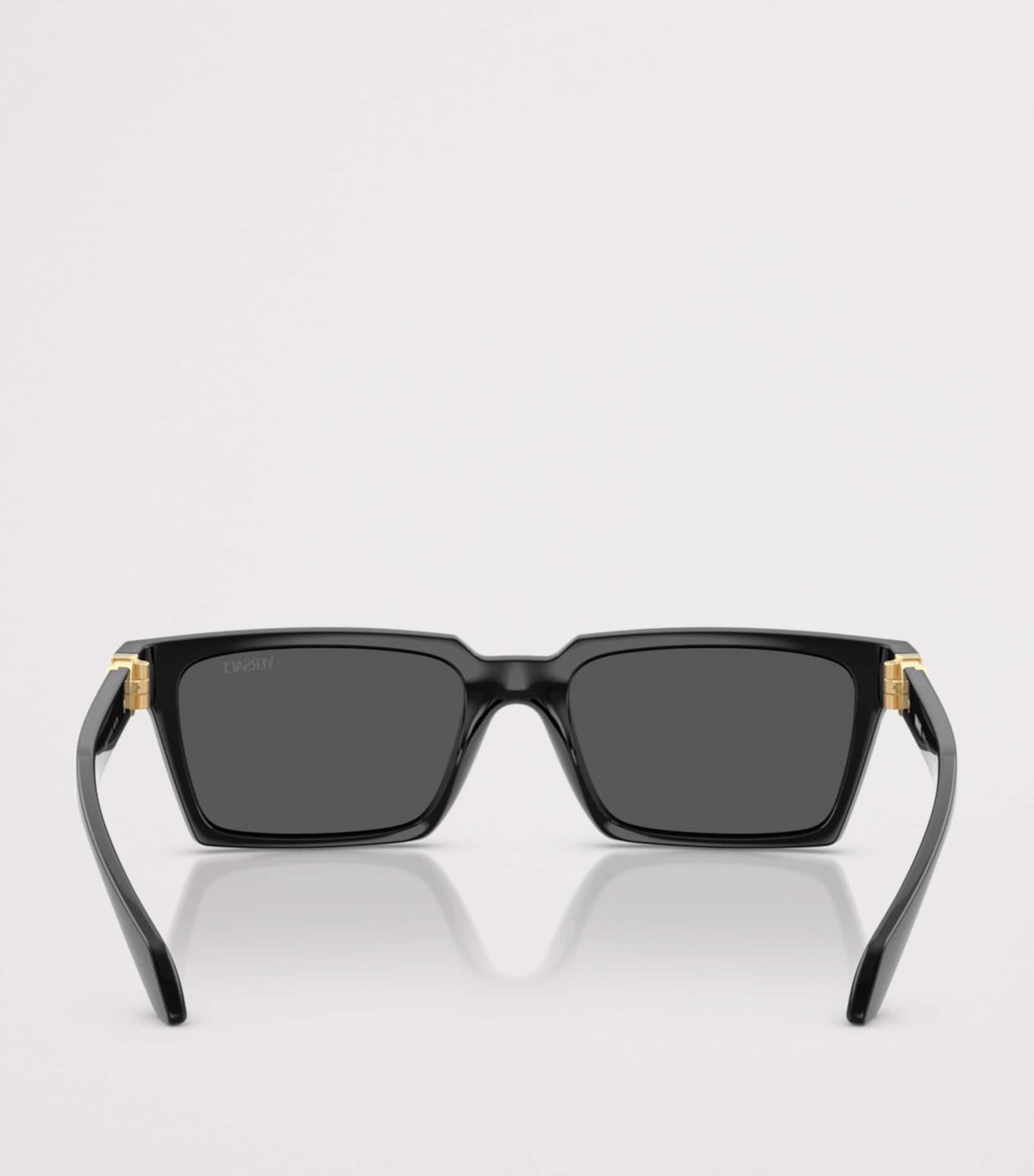 Versace Acetate Rectangular Sunglasses Image 4